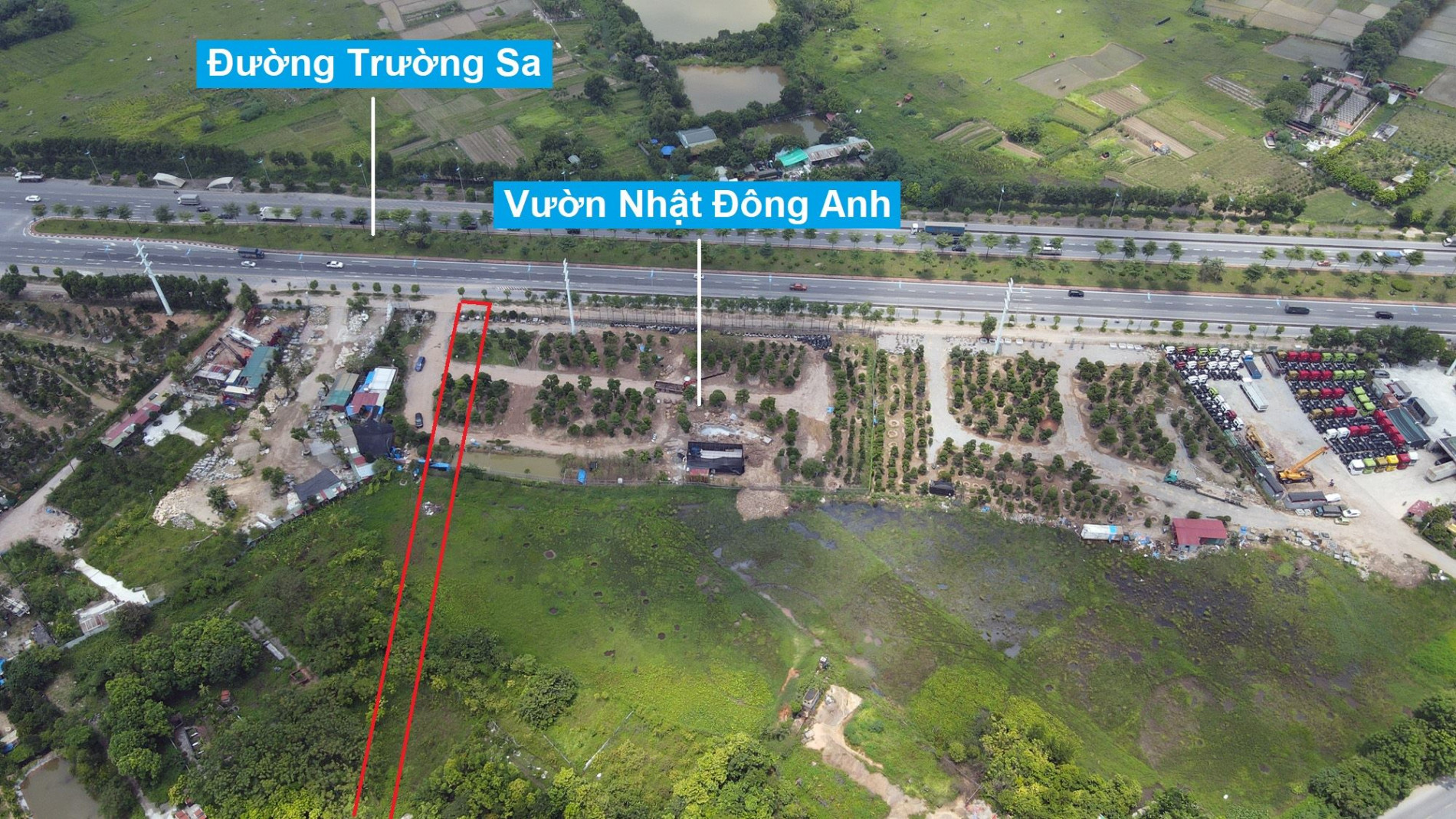 Đường sẽ mở theo quy hoạch ở xã Xuân Canh, Đông Anh, Hà Nội (phần 5)