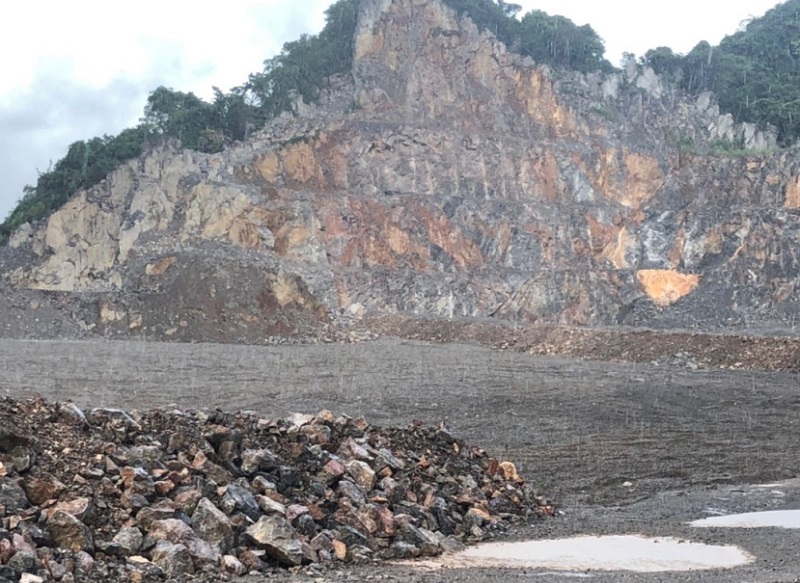 Sau khi đóng cửa Mỏ đá Km6, phường Quang Hanh (TP Cẩm Phả) đang được doanh nghiệp hoàn nguyên, cải tạo môi trường (ảnh báo QN)
