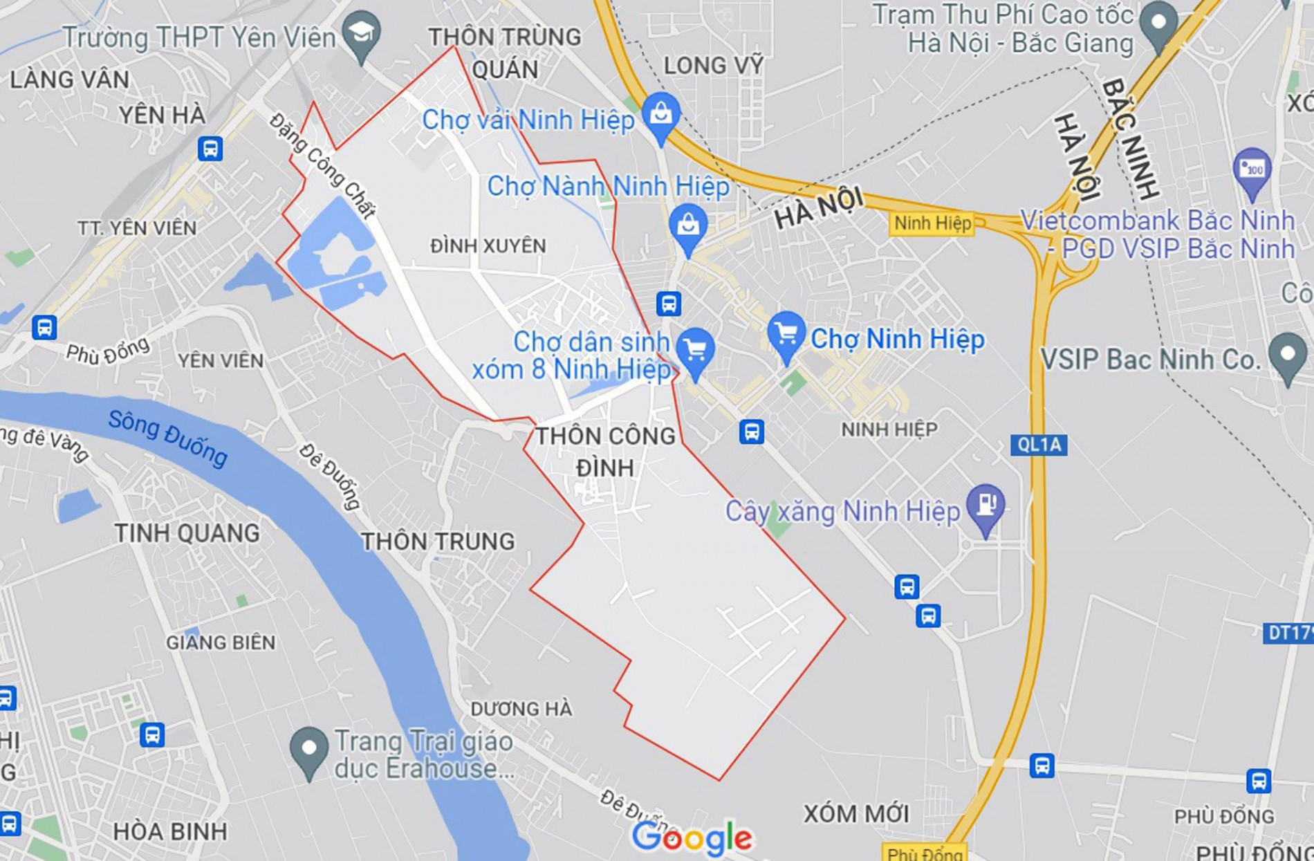 Đường sẽ mở theo quy hoạch ở xã Đình Xuyên, Gia Lâm, Hà Nội (phần 3)