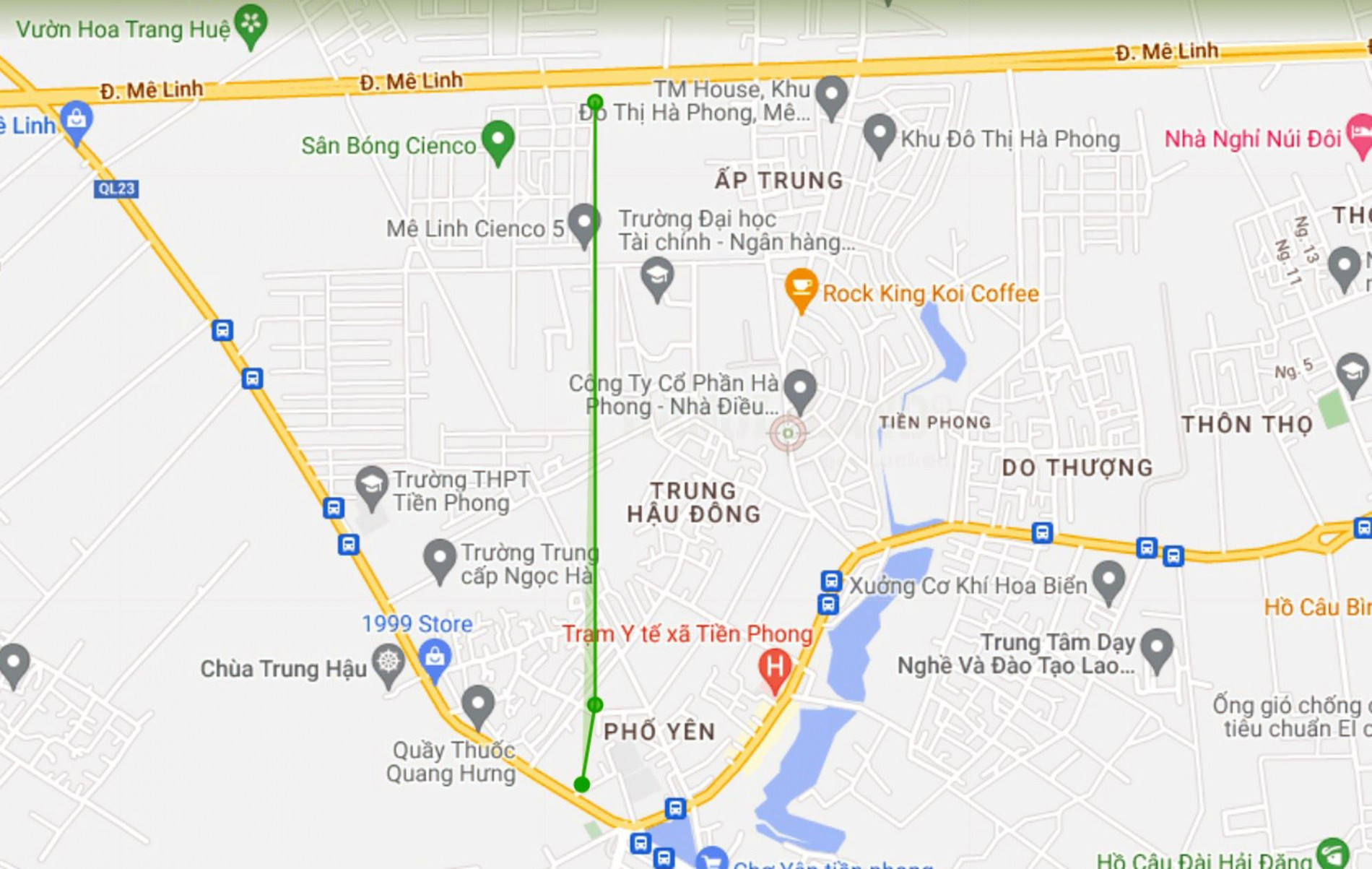 Đường sẽ mở theo quy hoạch ở xã Tiền Phong, Mê Linh, Hà Nội (phần 2)