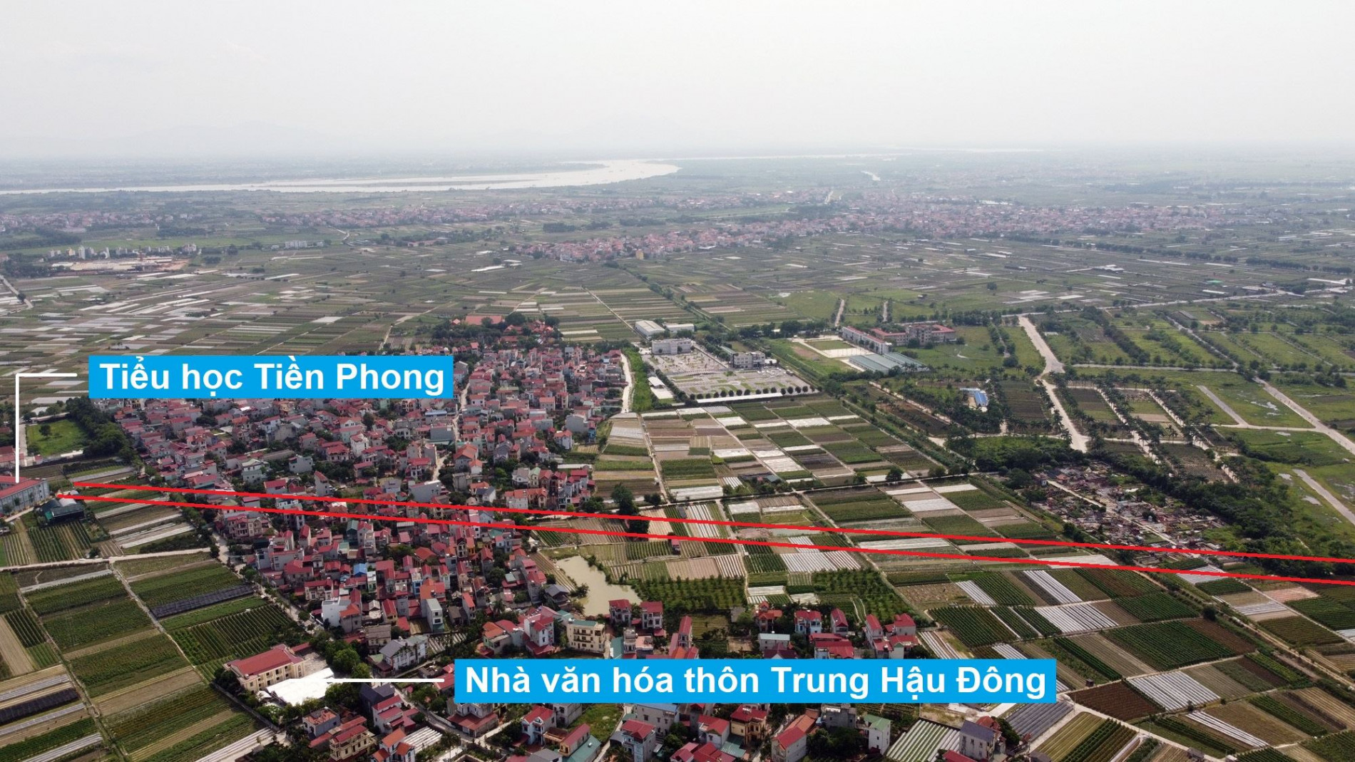 Đường sẽ mở theo quy hoạch ở xã Tiền Phong, Mê Linh, Hà Nội (phần 2)