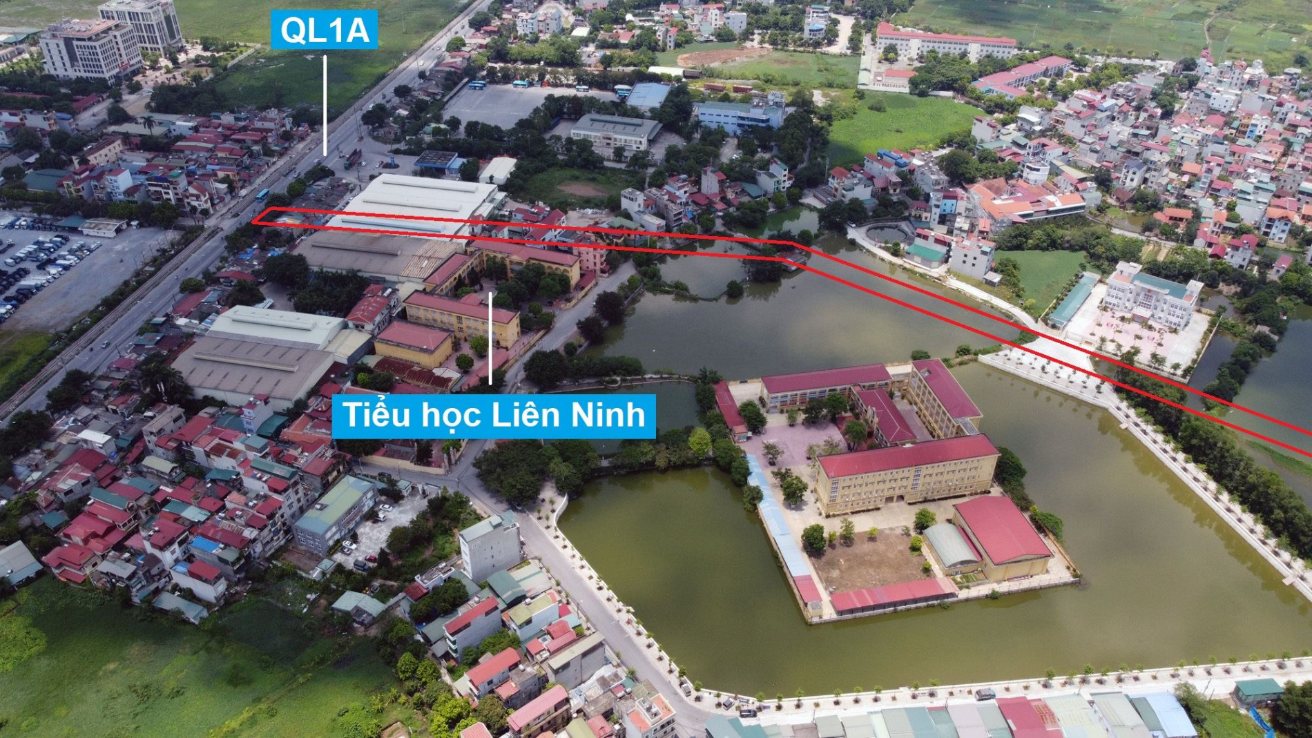 Đường sẽ mở theo quy hoạch xã Liên Ninh, Thanh Trì, Hà Nội (phần 2)