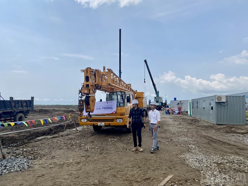 Dự án Core5 Hải Phòng xây dựng nhà kho xây sẵn cho thuê vừa khởi công xây dựng trong KCN DEEP C 2 Hải Phòng