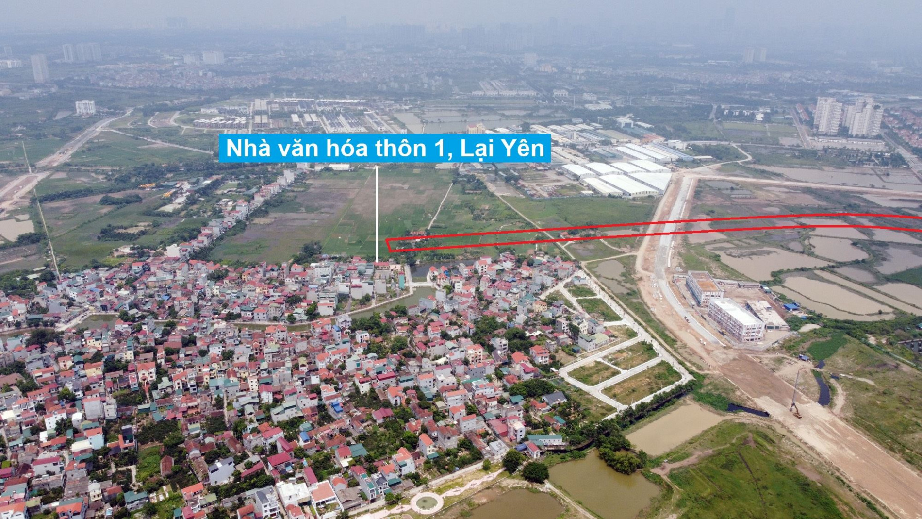 Đường sẽ mở theo quy hoạch ở xã Lại Yên, Hoài Đức, Hà Nội (phần 2)