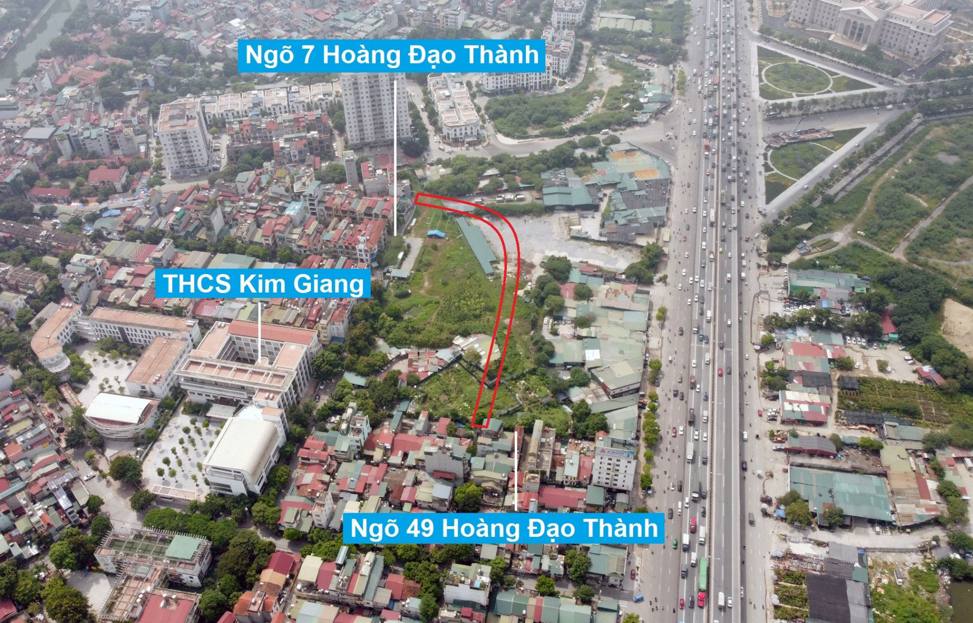 Đường sẽ mở theo quy hoạch ở phường Kim Giang, Thanh Xuân, Hà Nội (phần 2)