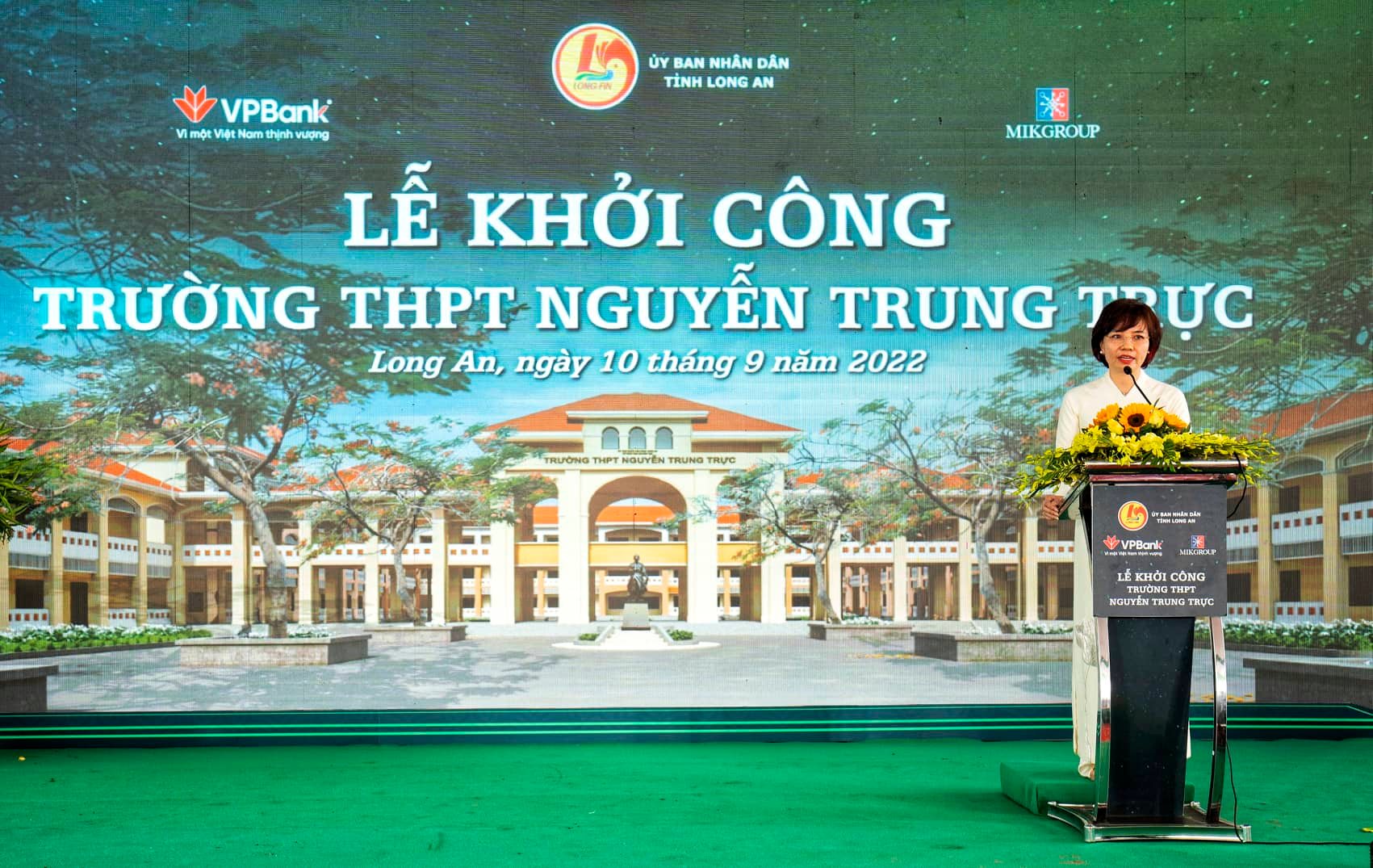 VPBank tài trợ 130 tỷ đồng xây dựng trường học tại huyện Bến Lức (Long An) - Ảnh 2.