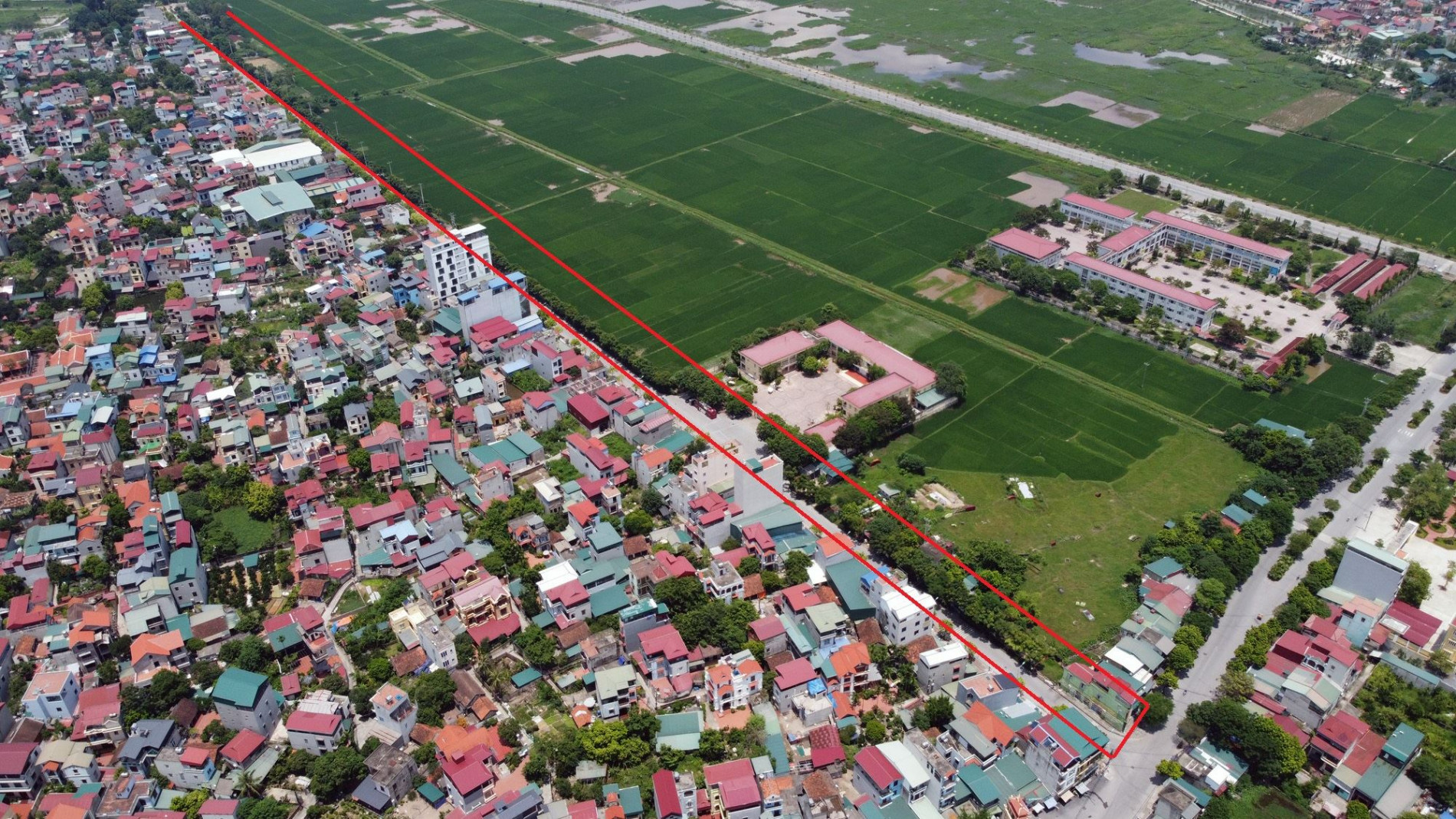 Đường sẽ mở theo quy hoạch xã Đại Áng, Thanh Trì, Hà Nội (phần 2)