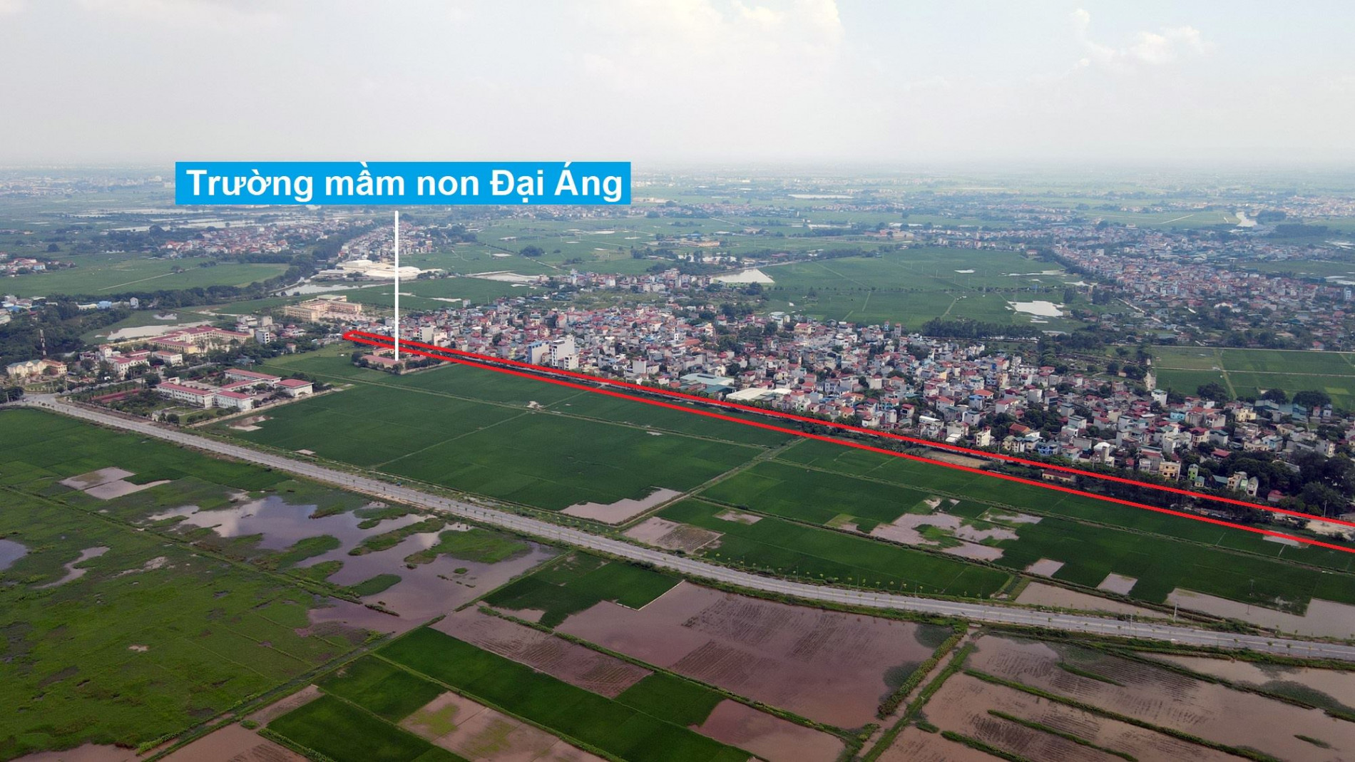 Đường sẽ mở theo quy hoạch xã Đại Áng, Thanh Trì, Hà Nội (phần 2)