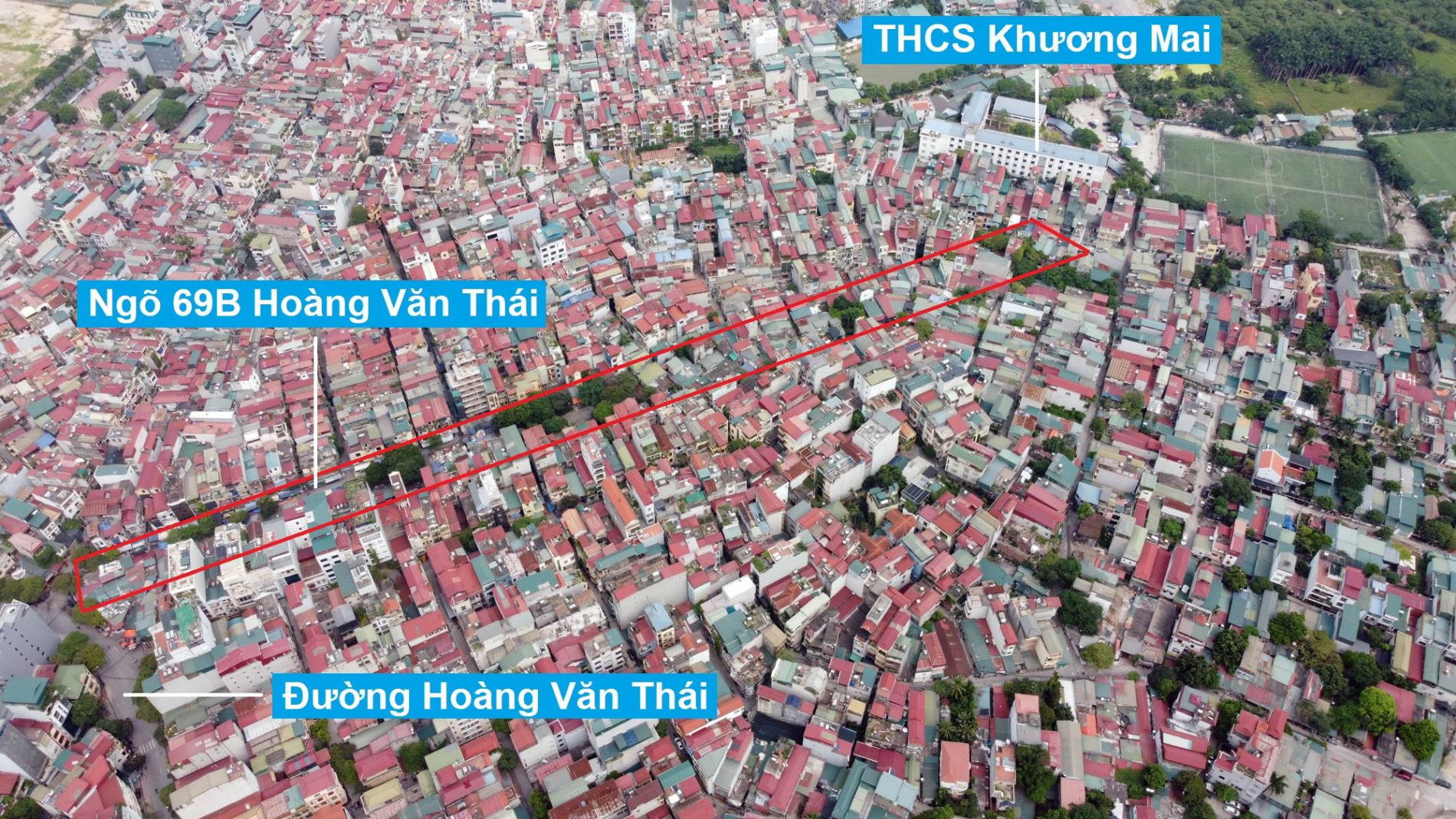 Đường sẽ mở theo quy hoạch ở phường Khương Trung, Thanh Xuân, Hà Nội (phần 3)