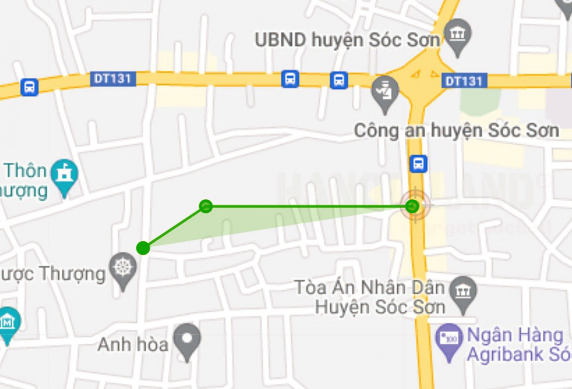 Đường sẽ mở theo quy hoạch ở thị trấn Sóc Sơn, Sóc Sơn, Hà Nội (phần 2)