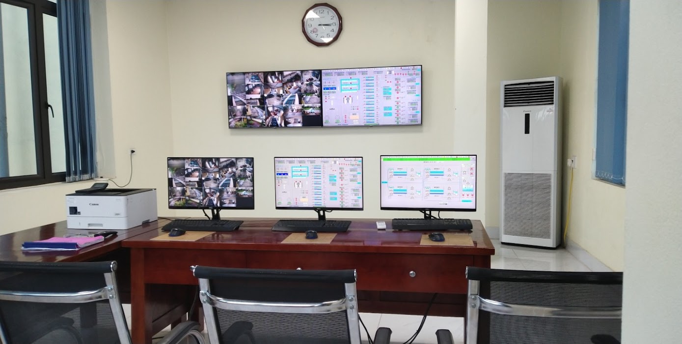 Hệ thống SCADA tại Nhà máy nước Bắc Giang - Công ty Cổ phần Nước sạch Bắc Giang