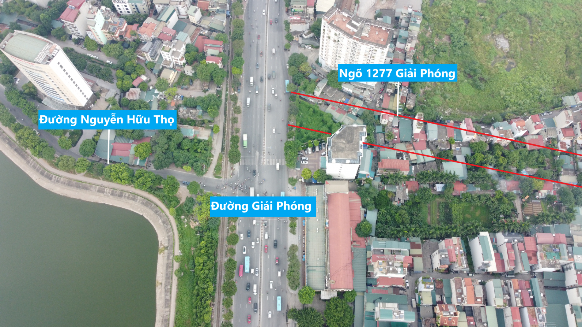Toàn cảnh tuyến đường sắp mở nối KĐT Đồng Tàu - Giải Phóng