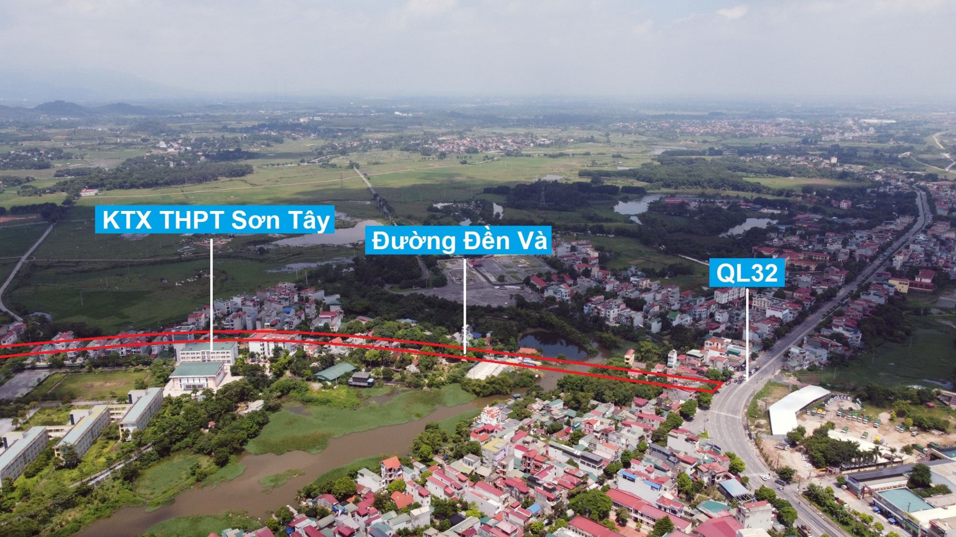 Đường sẽ mở theo quy hoạch ở thị xã Sơn Tây, Hà Nội (phần 4)