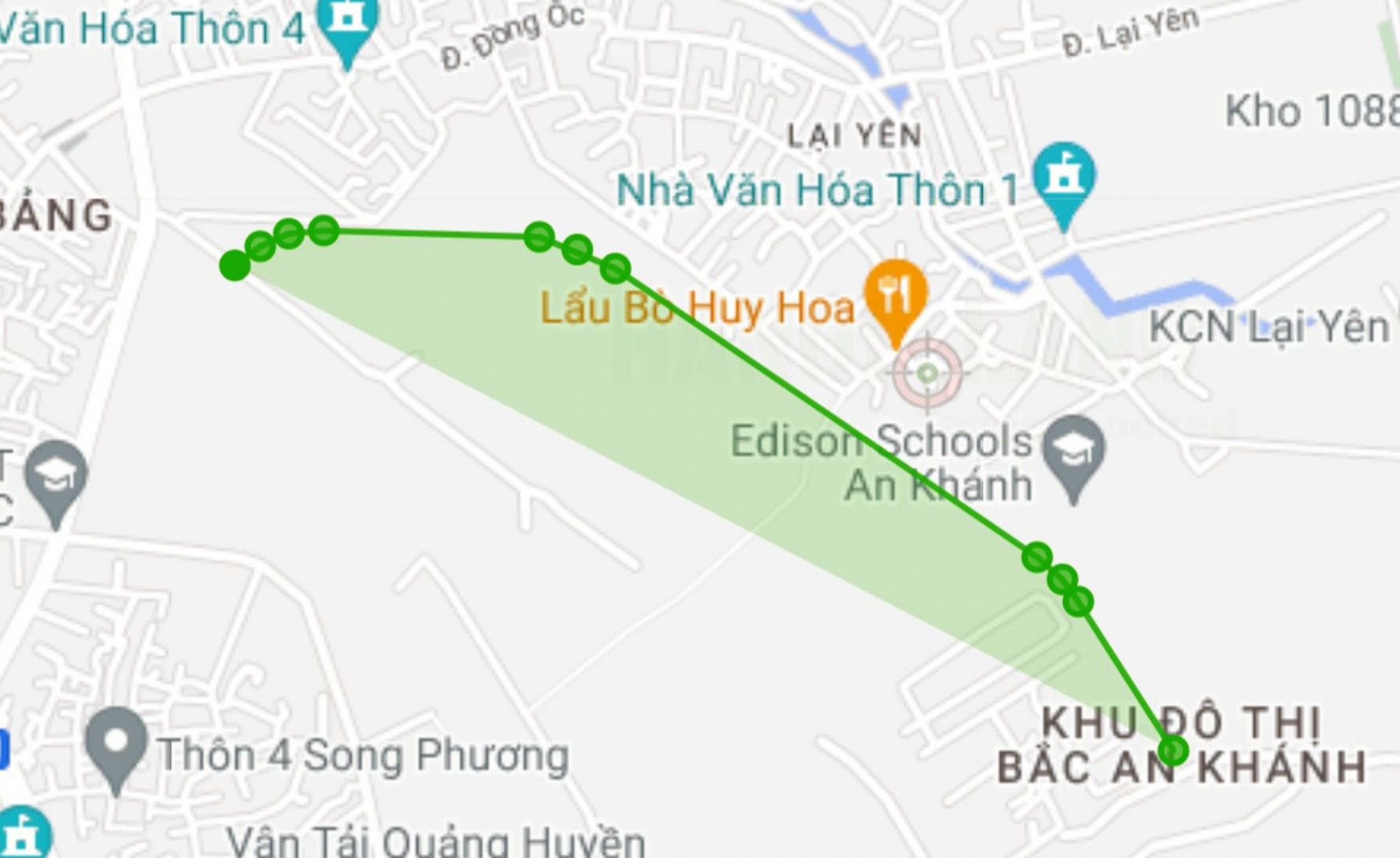 Đường sẽ mở theo quy hoạch ở xã Lại Yên, Hoài Đức, Hà Nội (phần 3)