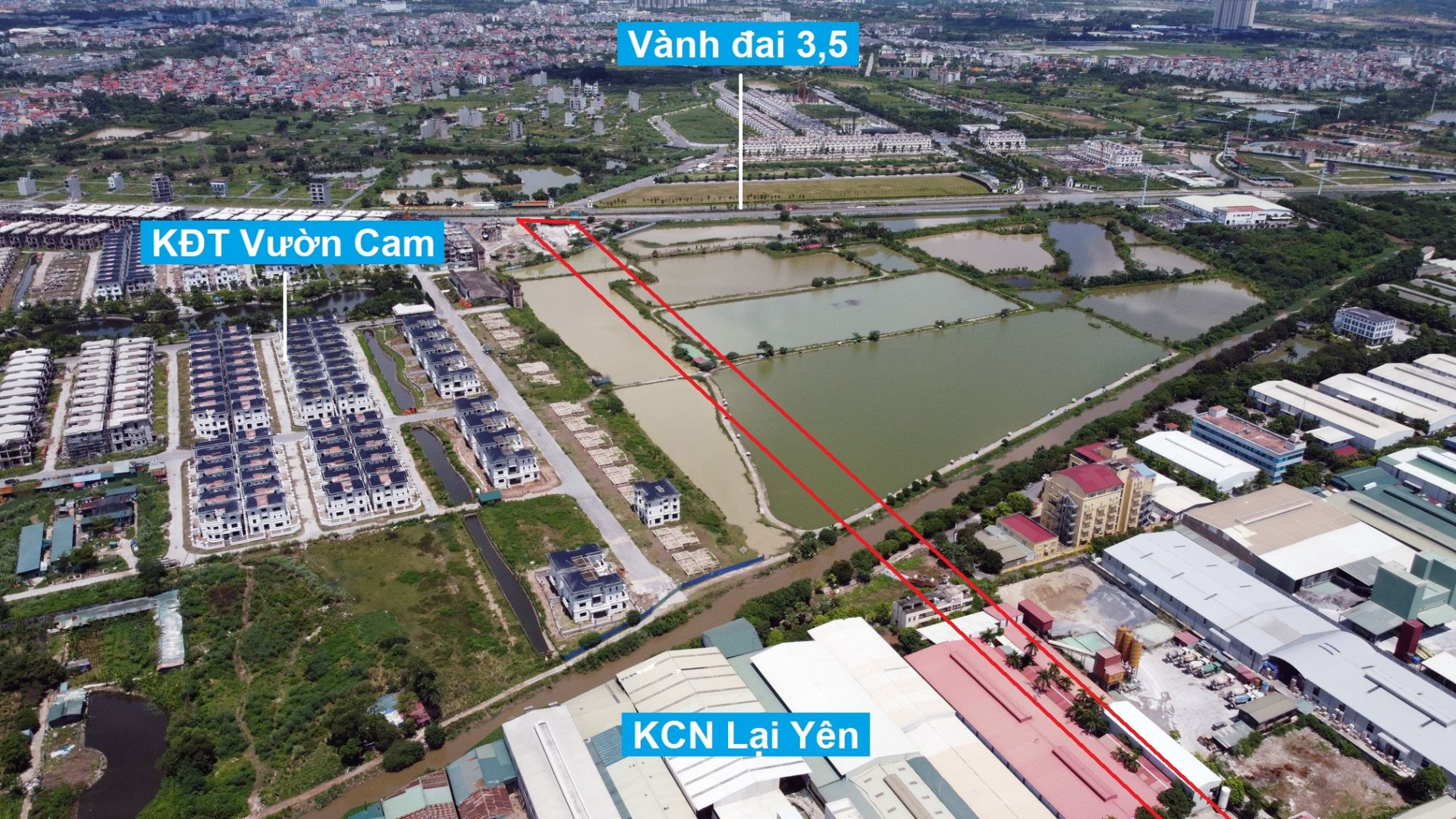 Đường sẽ mở theo quy hoạch ở xã Lại Yên, Hoài Đức, Hà Nội (phần 3)