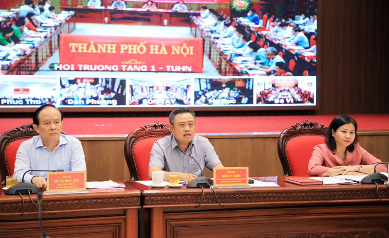 Thường trực Thành ủy Hà Nội giao ban về phòng cháy, chữa cháy và phát triển khu, cụm công nghiệp