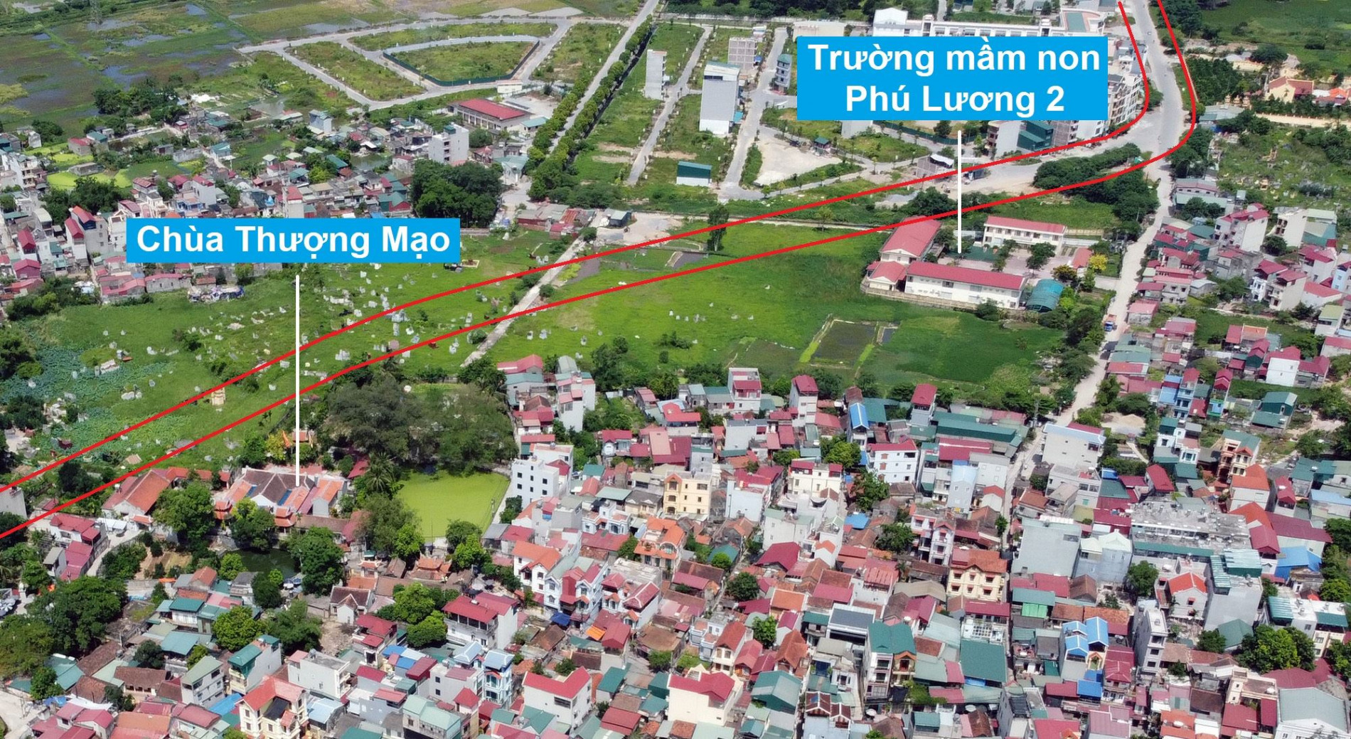 Đường sẽ mở theo quy hoạch ở phường Phú Lương, Hà Đông, Hà Nội (phần 2)