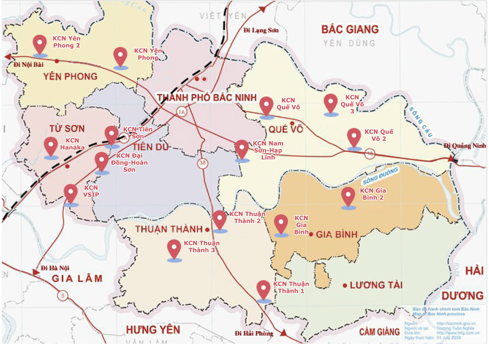 Hơn 1 tỷ USD chảy vào các khu công nghiệp ở Bắc Ninh trong 9 tháng