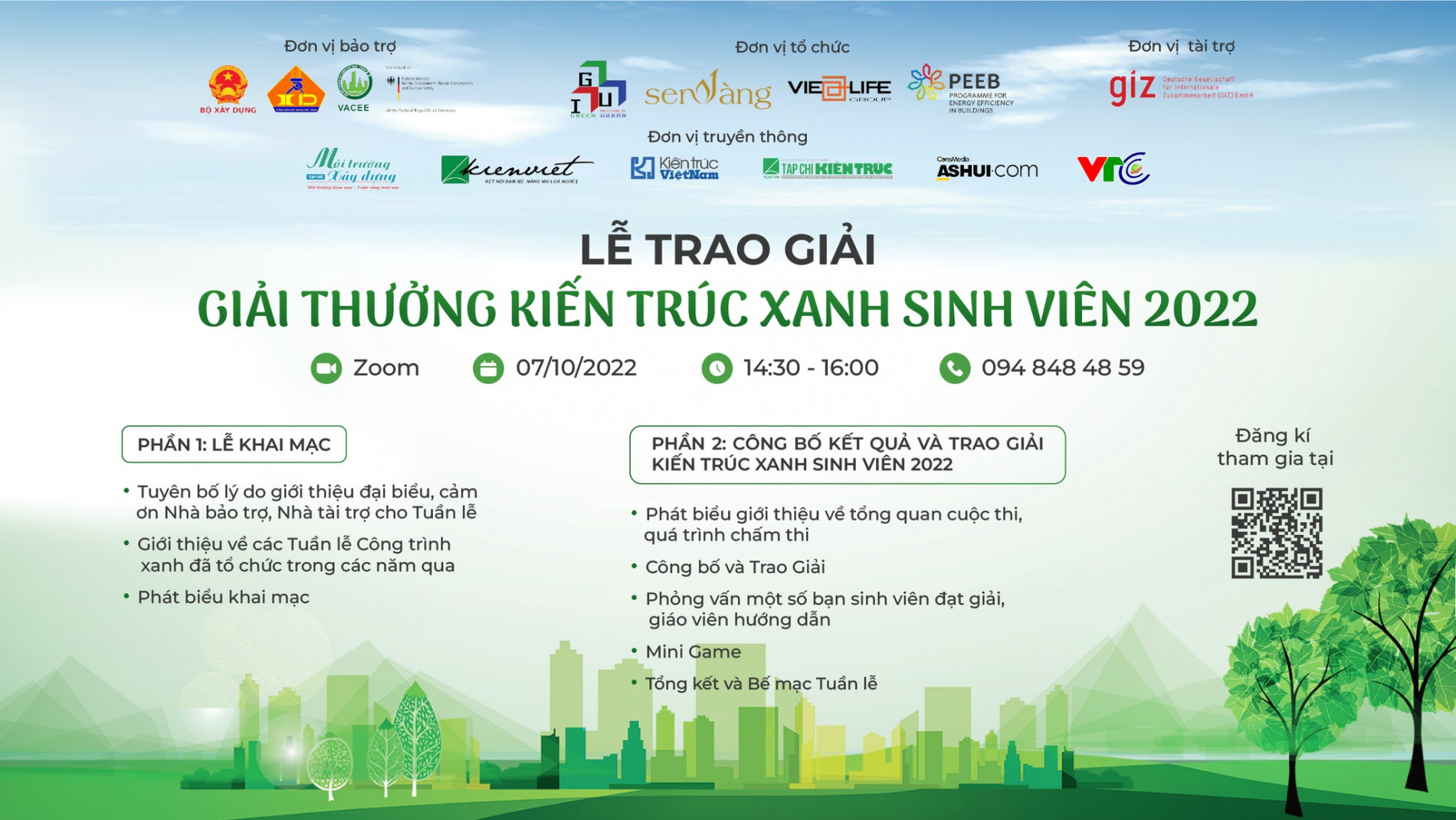 Giải thưởng “Kiến trúc xanh sinh viên 2022” | Tạp chí Kiến trúc Việt Nam