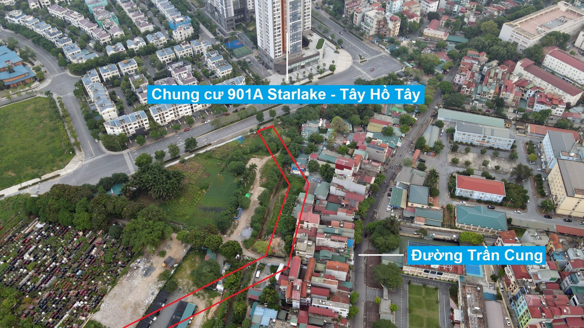 Đường sẽ mở theo quy hoạch ở phường Cổ Nhuế 1, Bắc Từ Liêm, Hà Nội (phần 3)