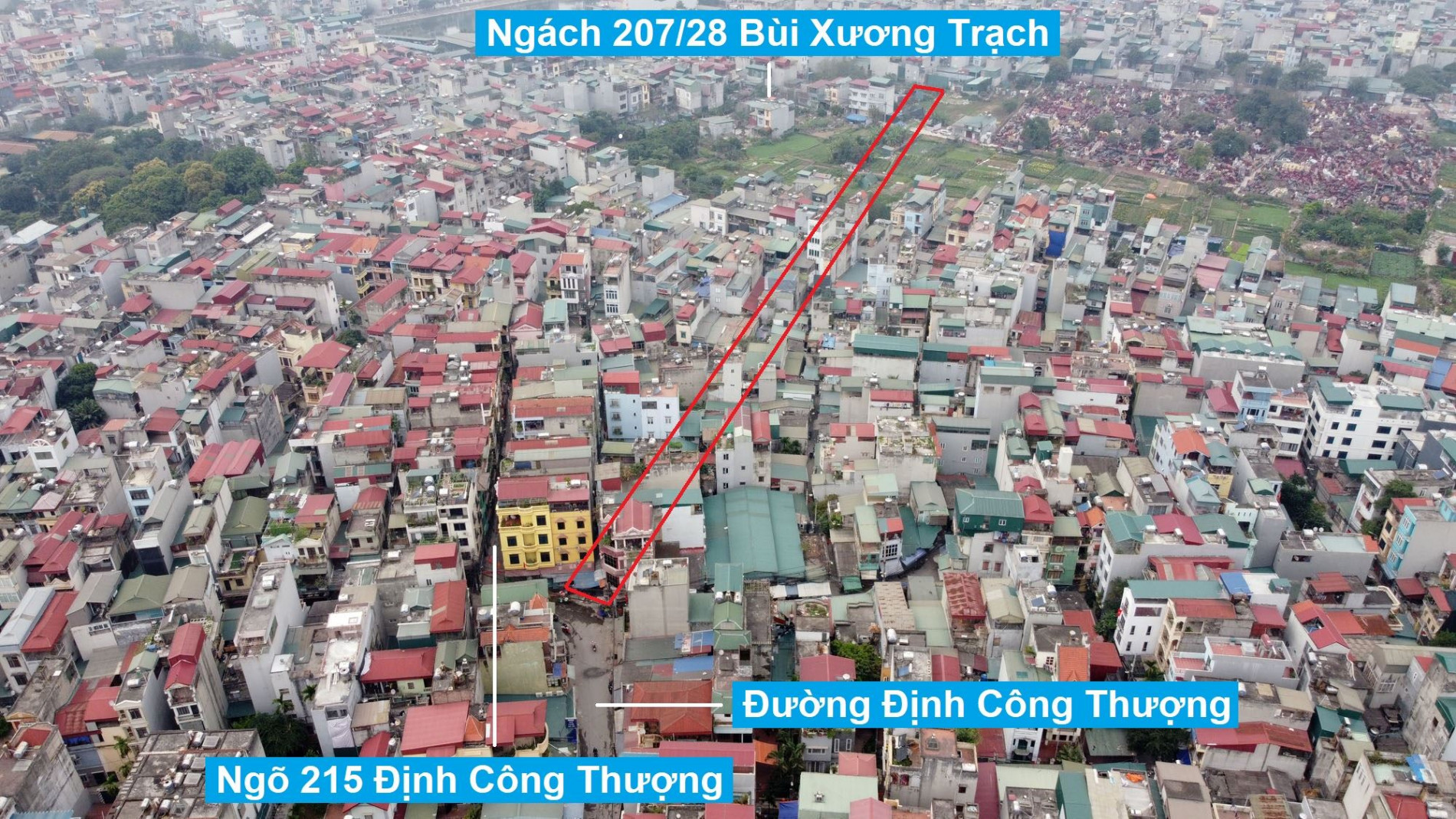 Đường sẽ mở theo quy hoạch ở phường Khương Đình, Thanh Xuân, Hà Nội (phần 6)