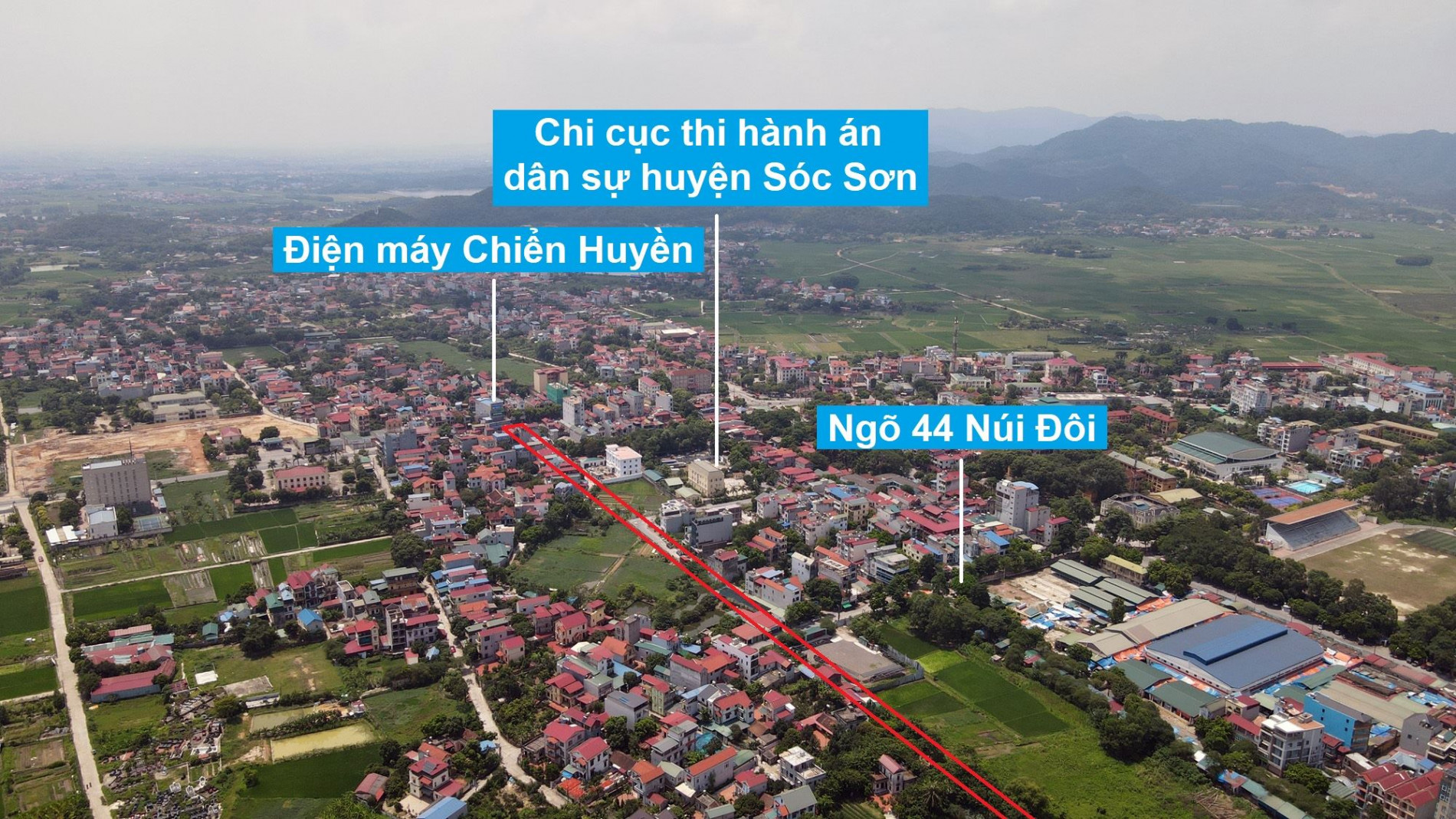 Đường sẽ mở theo quy hoạch ở thị trấn Sóc Sơn, Sóc Sơn, Hà Nội (phần 3)