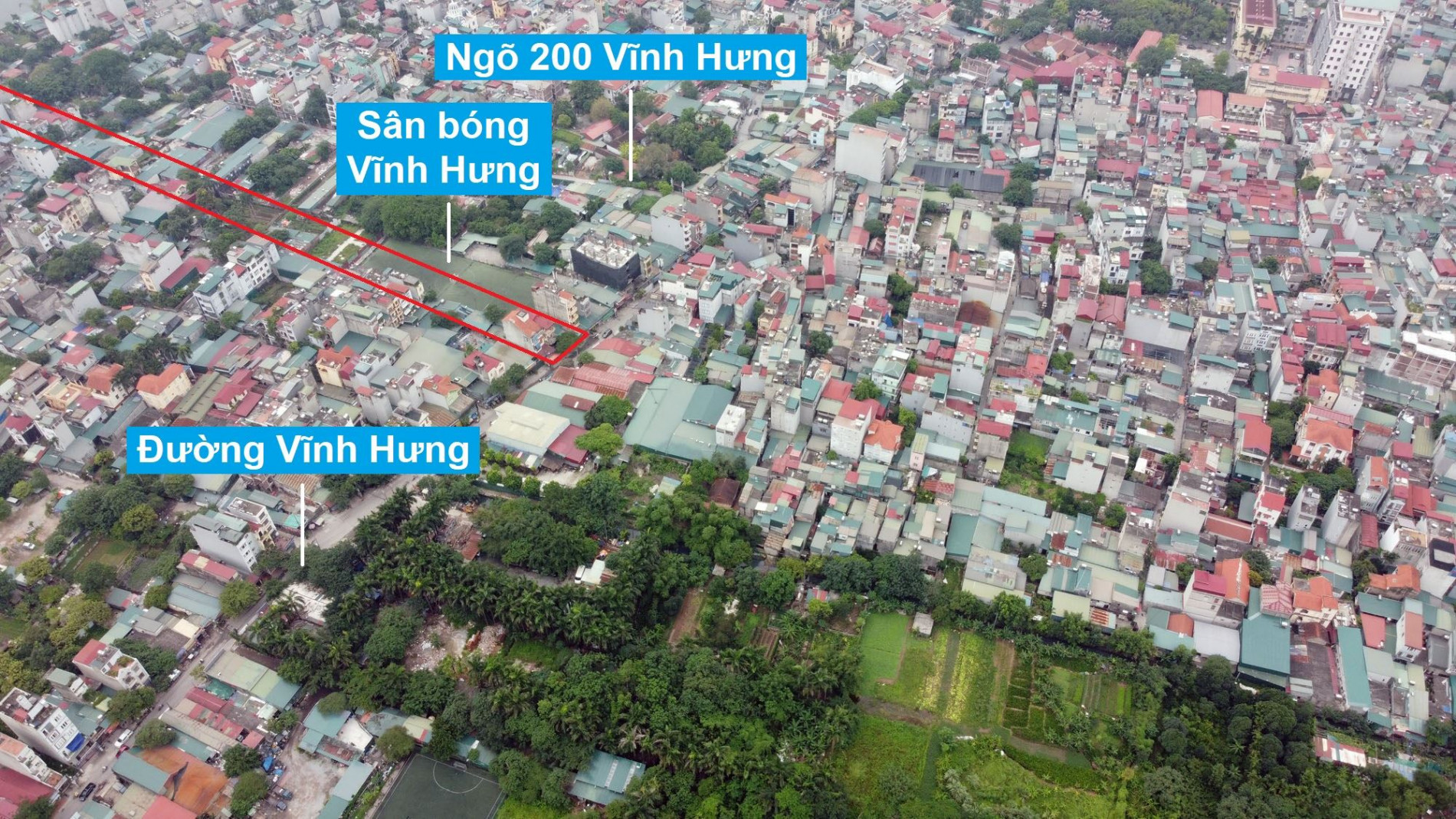 Đường sẽ mở theo quy hoạch ở phường Vĩnh Hưng, Hoàng Mai, Hà Nội (phần 5)