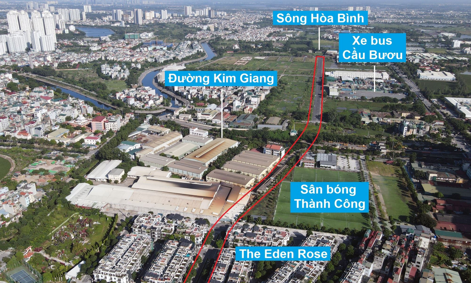 Đường sẽ mở theo quy hoạch xã Thanh Liệt, Thanh Trì, Hà Nội (phần 1)