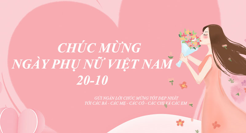 Hãy cùng chúc mừng ngày Phụ nữ Việt Nam 20/10 bằng một bức ảnh tuyệt đẹp! Sự kiện quan trọng này được tôn vinh và đánh dấu sự quan trọng của phụ nữ trong xã hội Việt Nam. Đây là dịp để chúng ta cùng nhau tôn vinh những người phụ nữ mà chúng ta yêu thương và quan tâm. Hãy cùng tìm hiểu và khám phá thêm về ngày Phụ nữ Việt Nam thông qua ảnh!