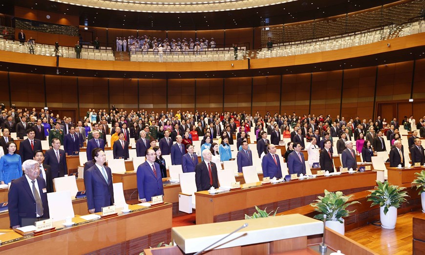 Hình ảnh lễ khai mạc Kỳ họp thứ tư Quốc hội khóa XV | Chính trị | Vietnam+ (VietnamPlus)