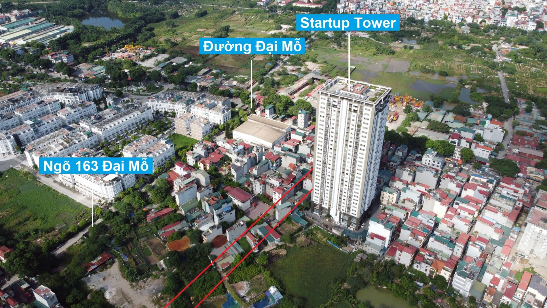Đường sẽ mở theo quy hoạch ở phường Đại Mỗ, Nam Từ Liêm, Hà Nội (phần 1)