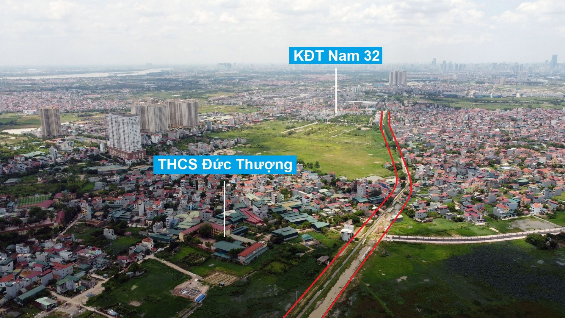 Đường sẽ mở theo quy hoạch ở thị trấn Trạm Trôi, Hoài Đức, Hà Nội (phần 1)