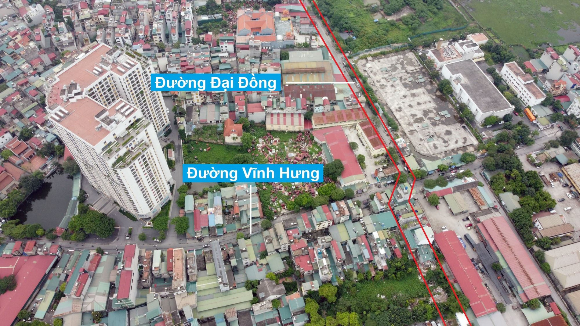Đường sẽ mở theo quy hoạch ở phường Vĩnh Tuy, Hai Bà Trưng, Hà Nội (phần 3)