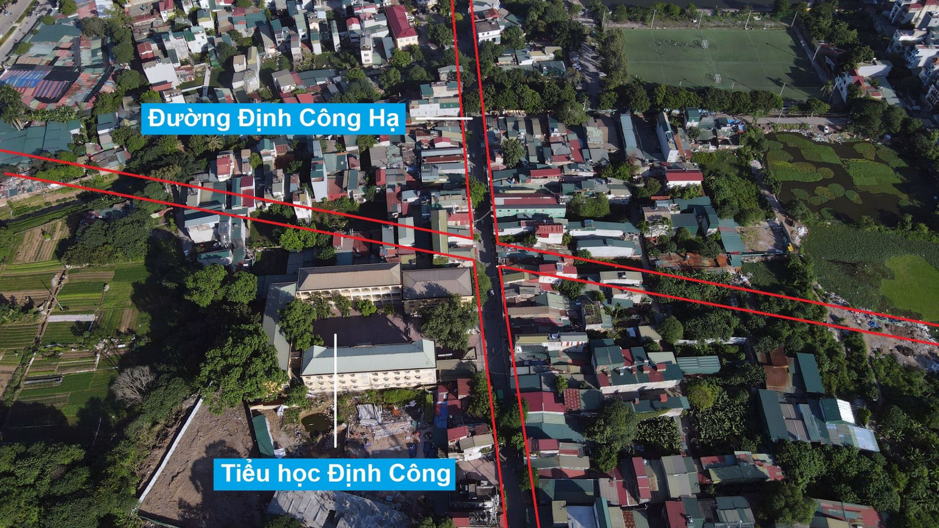 Đường sẽ mở theo quy hoạch ở phường Định Công, Hoàng Mai, Hà Nội (phần 6)