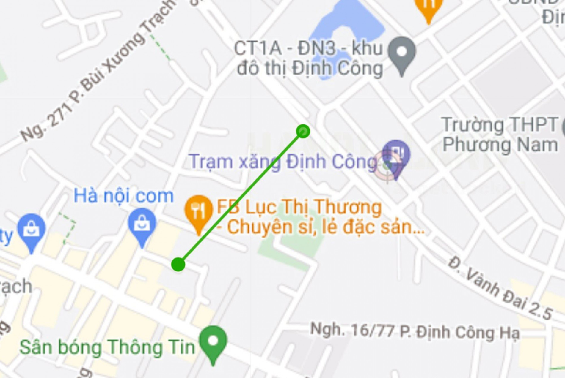 Đường sẽ mở theo quy hoạch ở phường Định Công, Hoàng Mai, Hà Nội (phần 6)