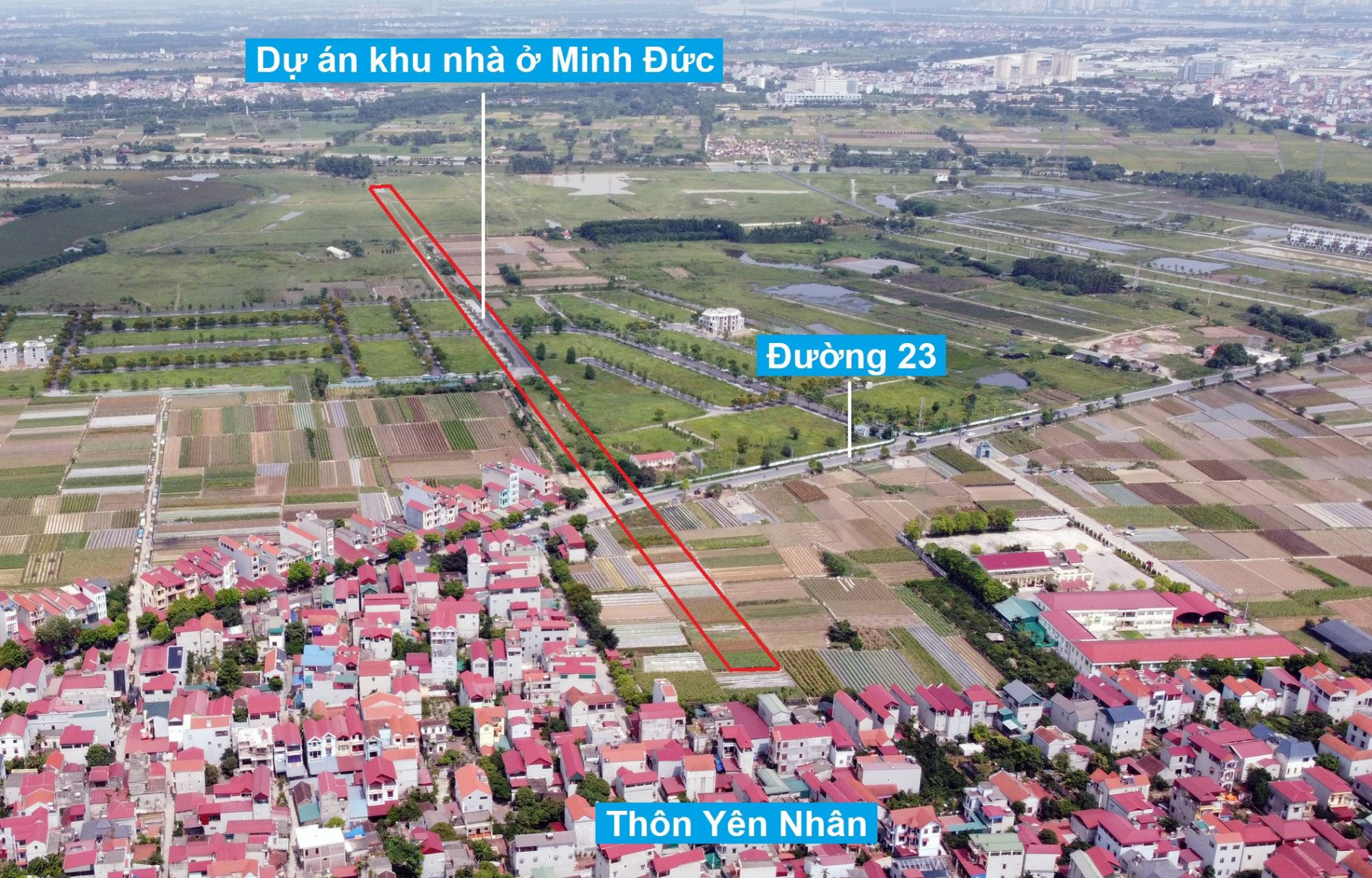 Đường sẽ mở theo quy hoạch ở xã Tiền Phong, Mê Linh, Hà Nội (phần 4)