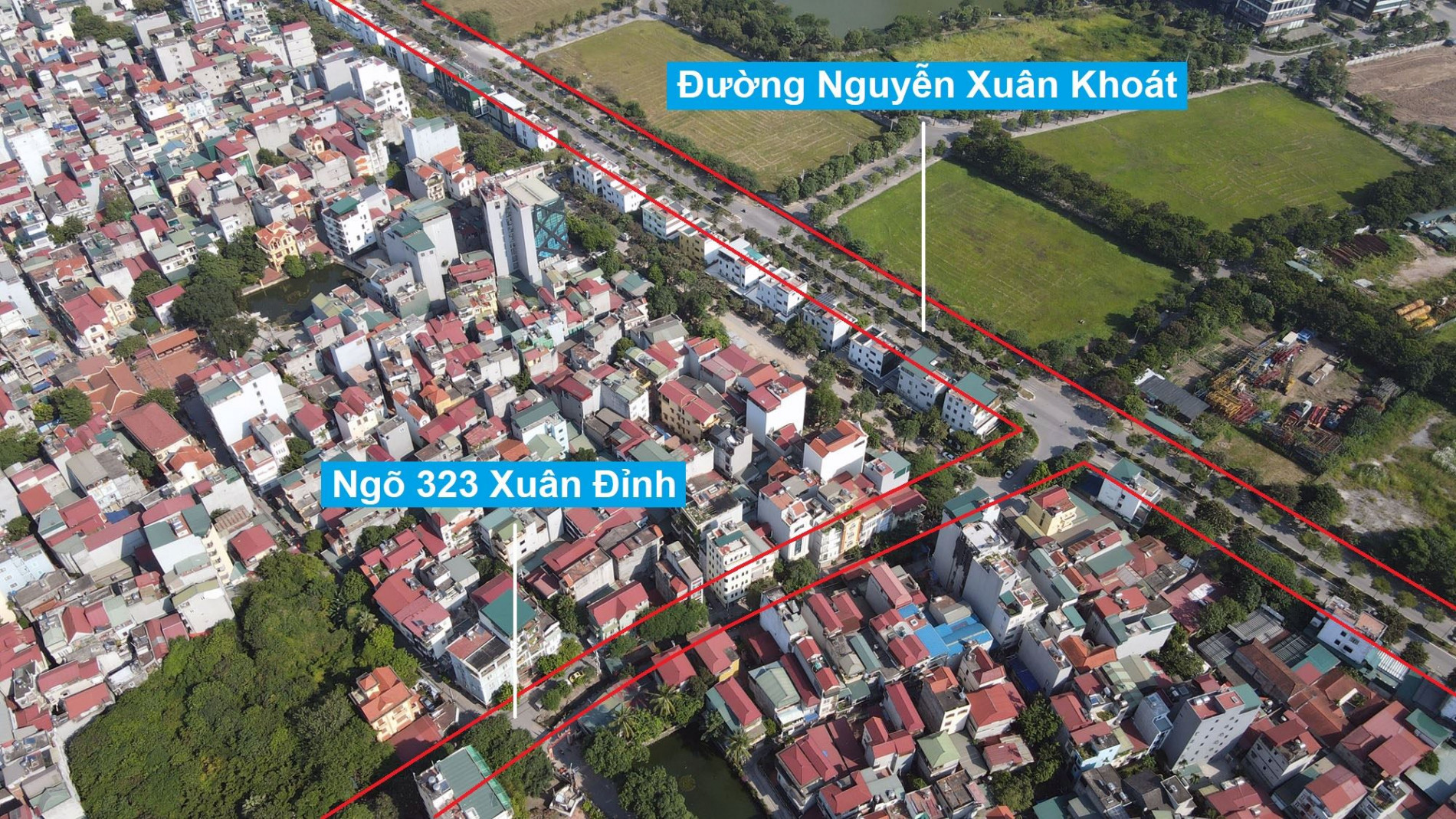 Đường sẽ mở theo quy hoạch ở phường Xuân Đỉnh, Bắc Từ Liêm, Hà Nội (phần 5)