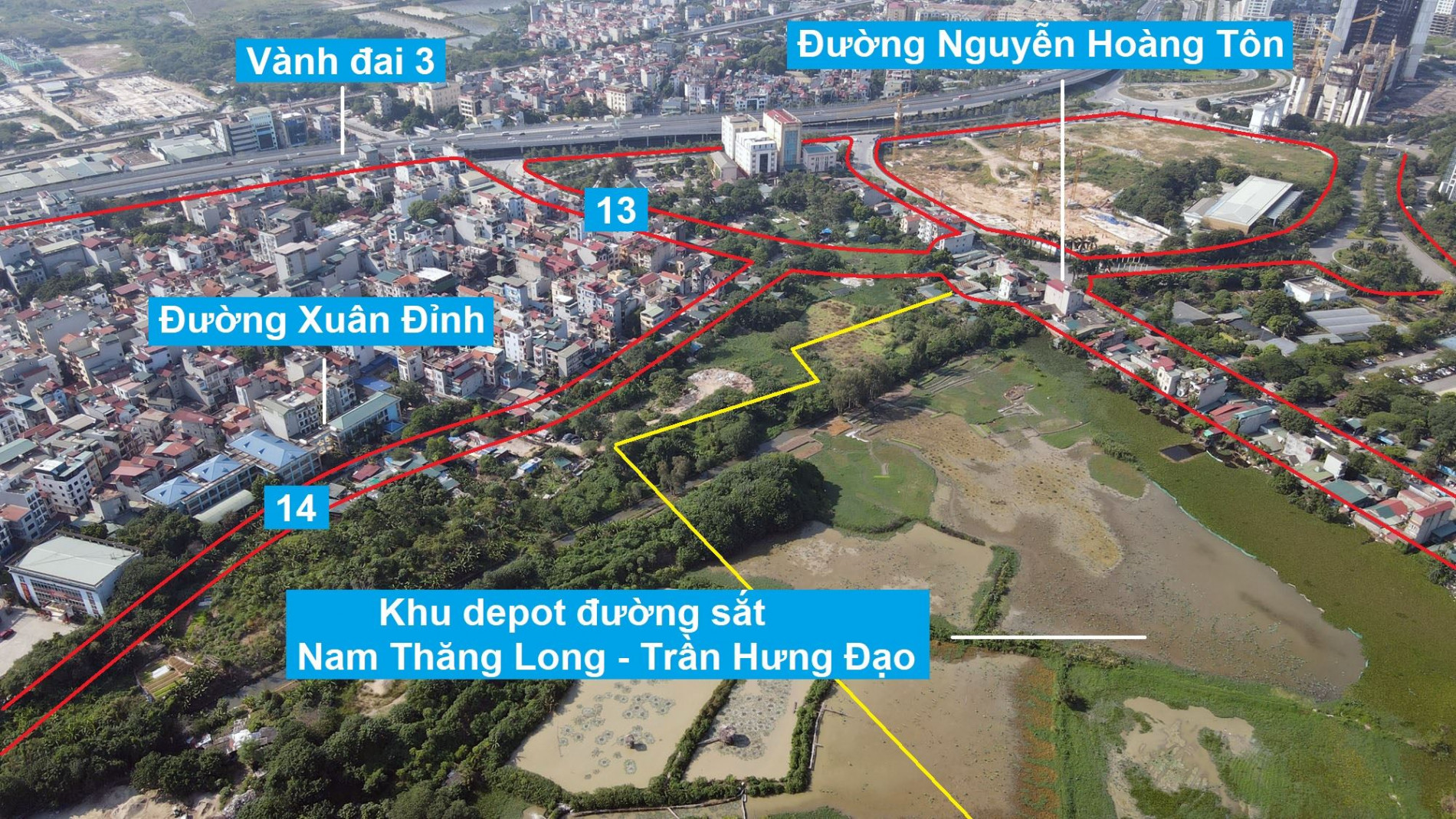 Đường sẽ mở theo quy hoạch ở phường Xuân Đỉnh, Bắc Từ Liêm, Hà Nội (phần 5)