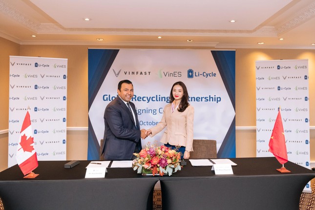VinES và Li-Cycle công bố hợp tác tái chế pin toàn cầu ảnh 1