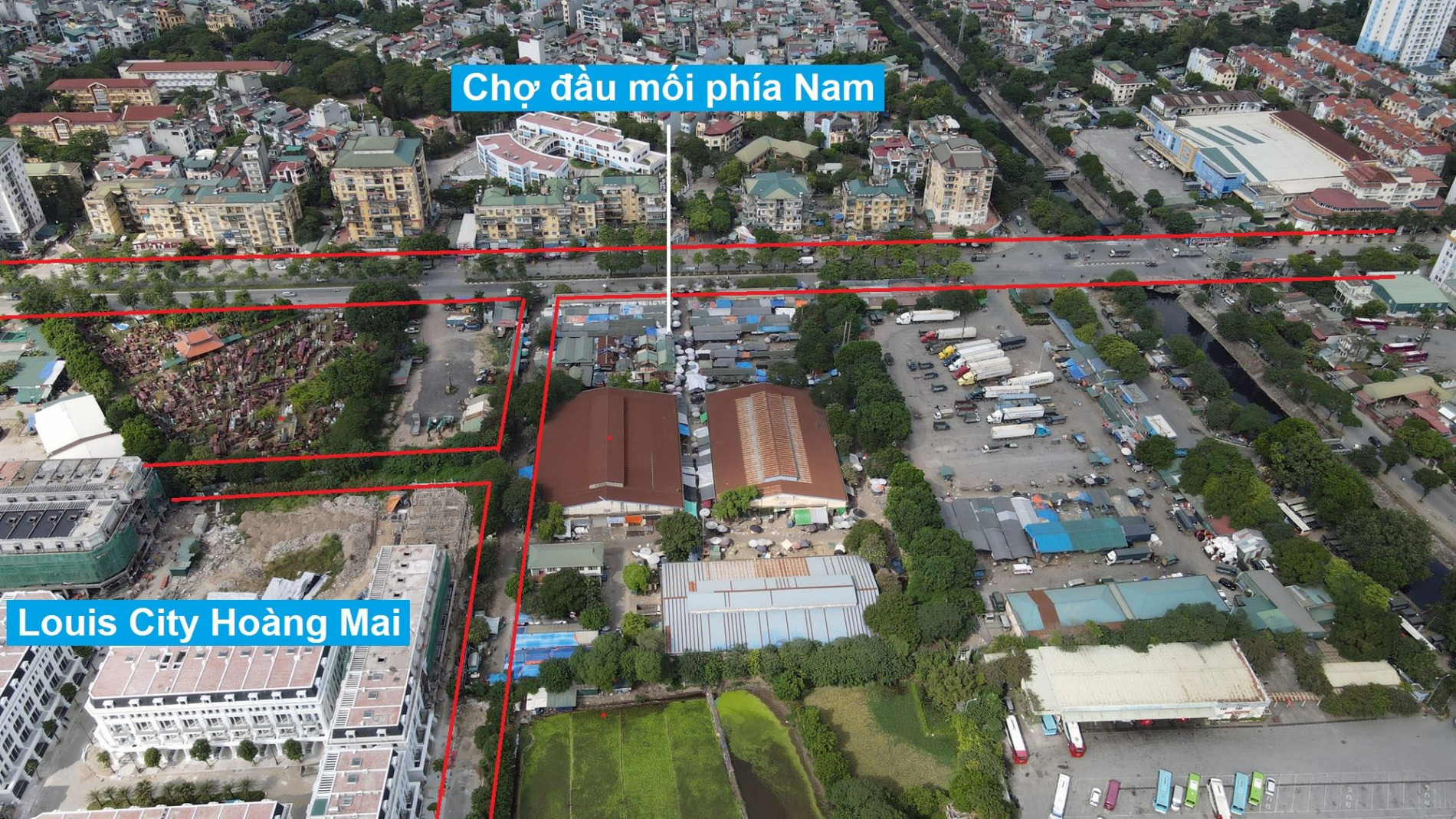 Đường sẽ mở theo quy hoạch ở phường Hoàng Văn Thụ, Hoàng Mai, Hà Nội (phần 3)