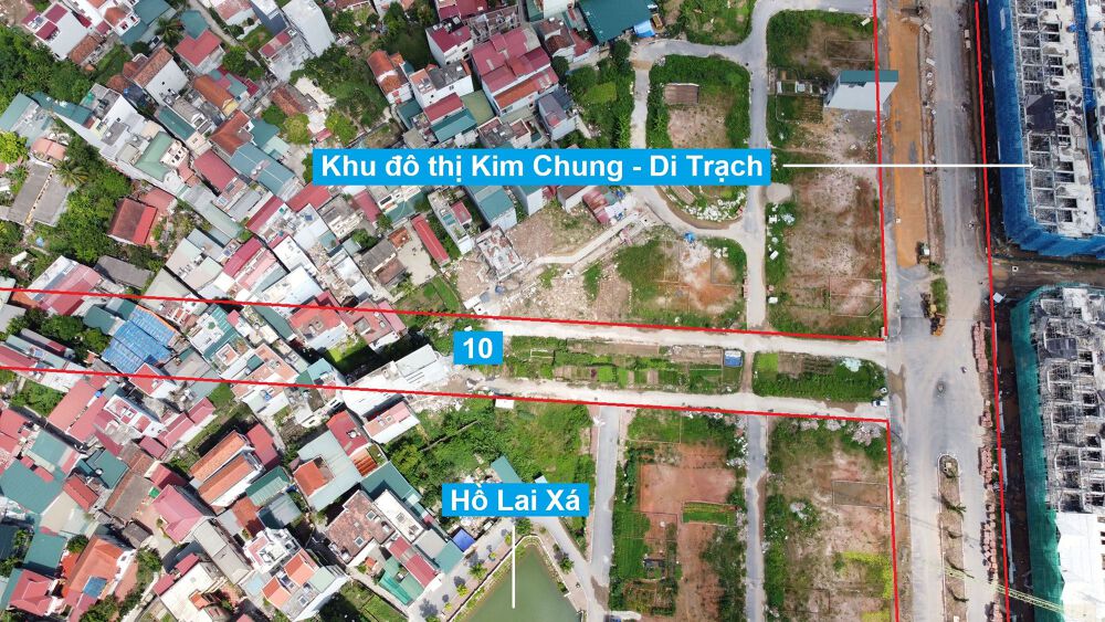Đường sẽ mở theo quy hoạch ở xã Kim Chung, Hoài Đức, Hà Nội (phần 4)