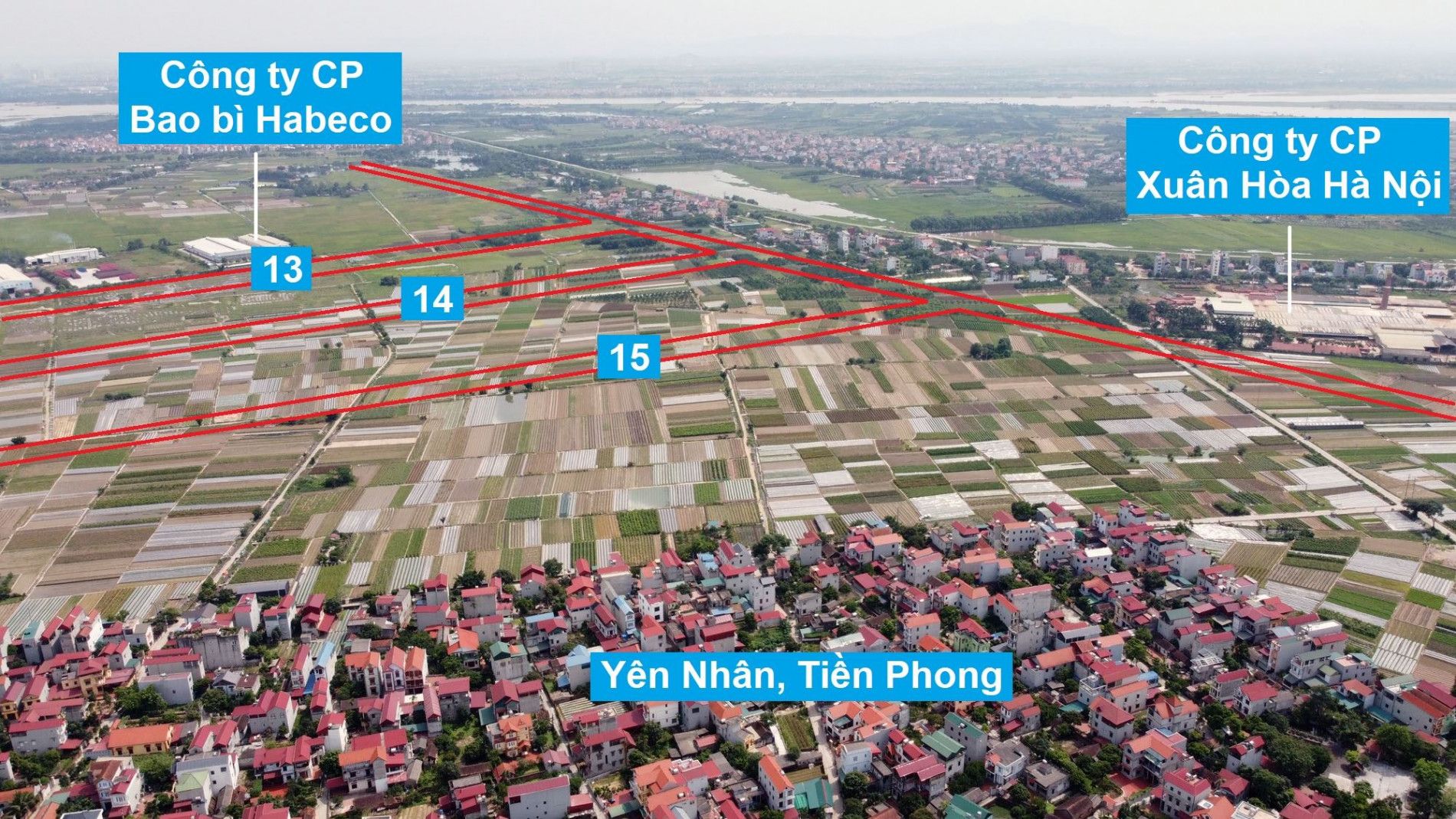 Đường sẽ mở theo quy hoạch ở xã Tiền Phong, Mê Linh, Hà Nội (phần 5)