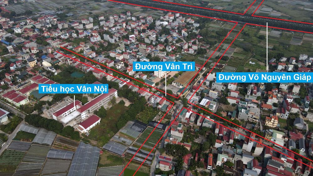 Đường sẽ mở theo quy hoạch ở xã Vân Nội, Đông Anh, Hà Nội (phần 5)