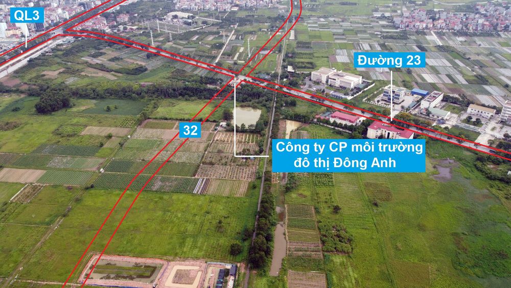 Đường sẽ mở theo quy hoạch ở xã Tiên Dương, Đông Anh, Hà Nội (phần 11)