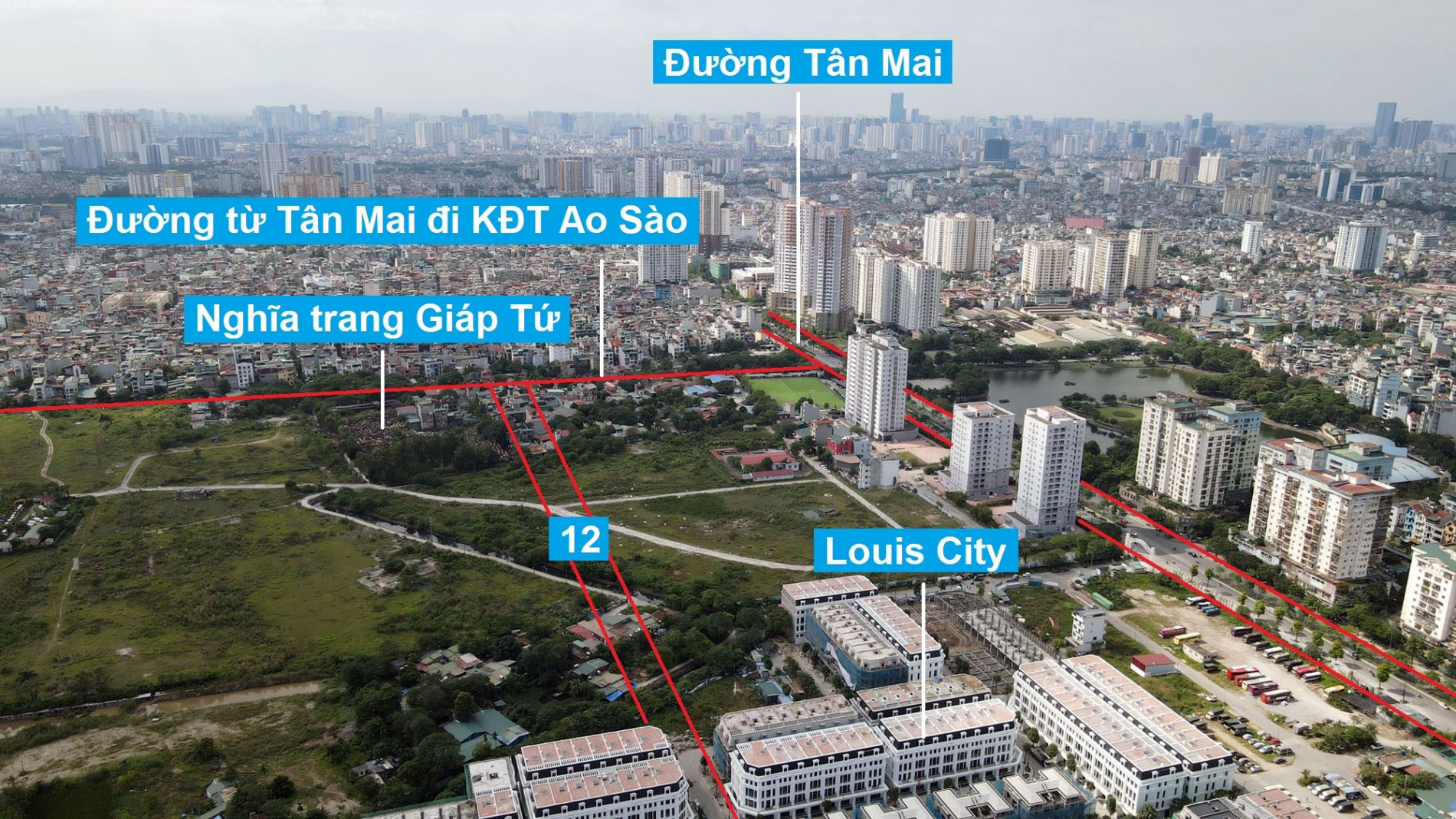 Đường sẽ mở theo quy hoạch ở phường Hoàng Văn Thụ, Hoàng Mai, Hà Nội (phần 4)