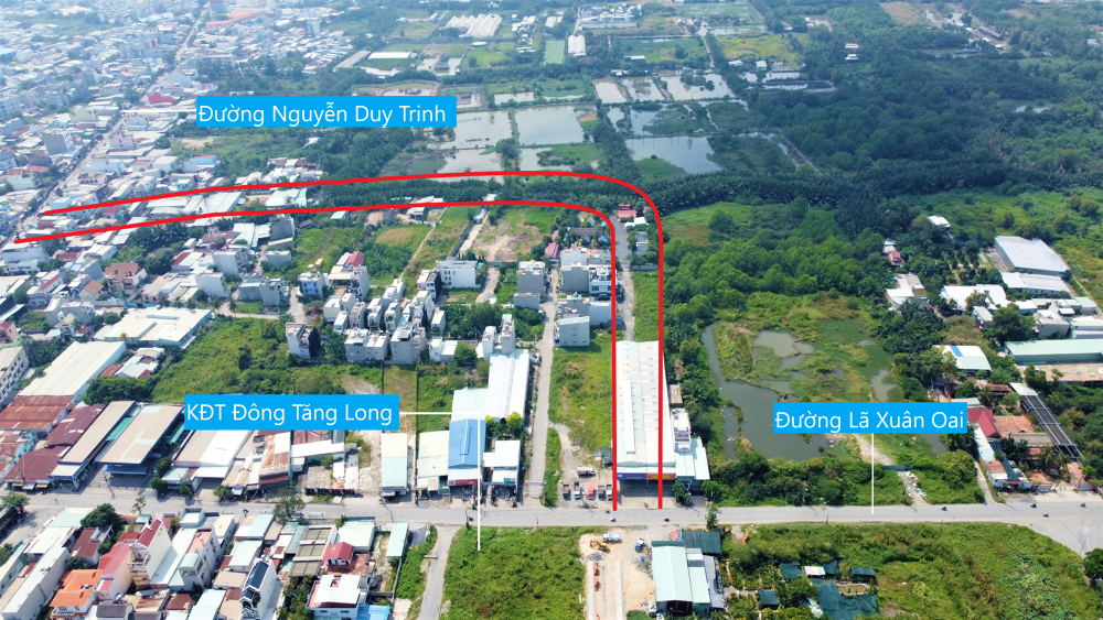 4 tuyến đường sẽ mở qua khu đô thị Đông Tăng Long, TP Thủ Đức