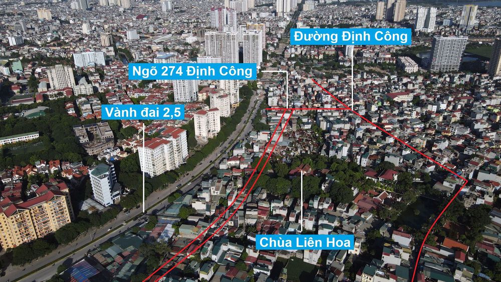 Đường sẽ mở theo quy hoạch ở phường Định Công, Hoàng Mai, Hà Nội (phần 7)