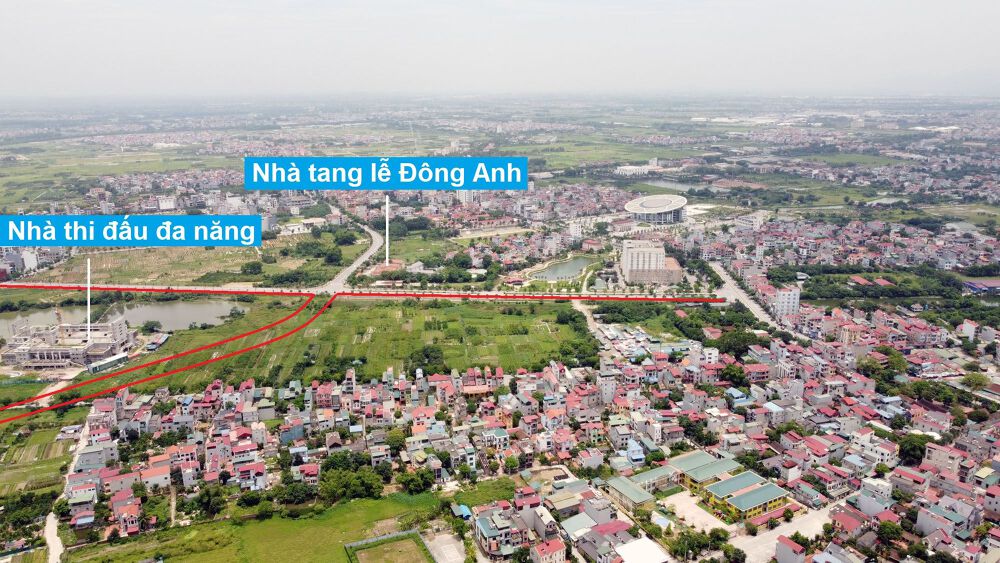 Đường sẽ mở theo quy hoạch ở xã Uy Nỗ, Đông Anh, Hà Nội (phần 13)
