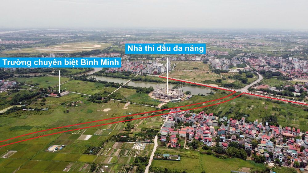 Đường sẽ mở theo quy hoạch ở xã Uy Nỗ, Đông Anh, Hà Nội (phần 13)