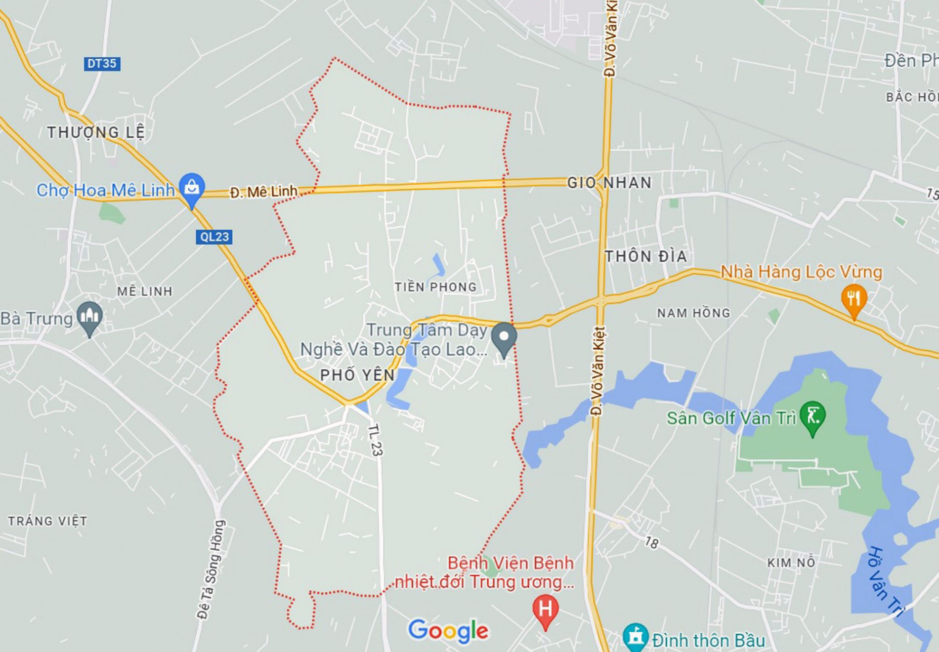 Đường sẽ mở theo quy hoạch ở xã Tiền Phong, Mê Linh, Hà Nội (phần 6)